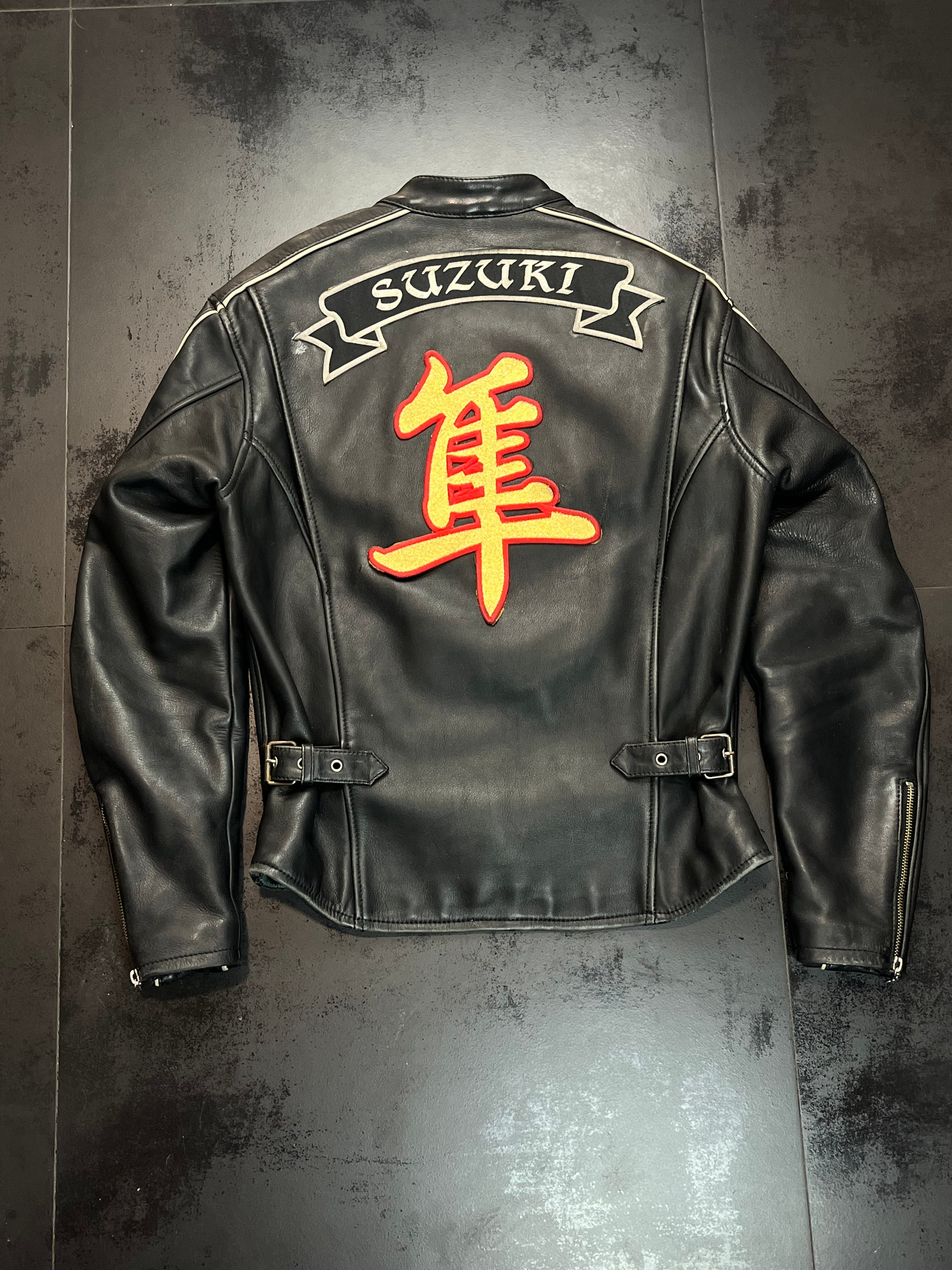 2000 Kadoya 1of1 Custom “Suzuki Hayabusa” Leather Jacket