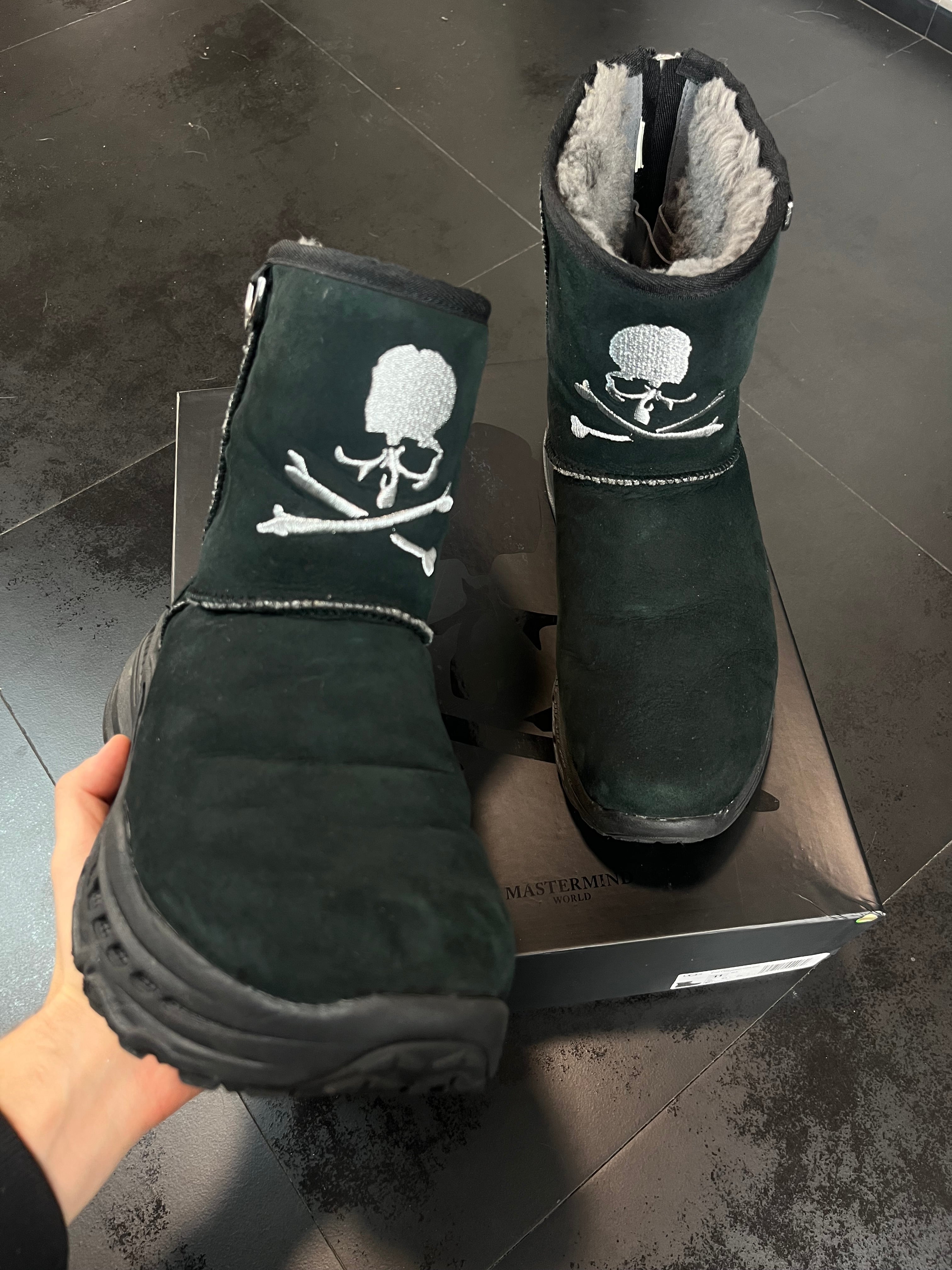 2020 Mastermind Japan x Ugg Shearling Tracksoles Boots