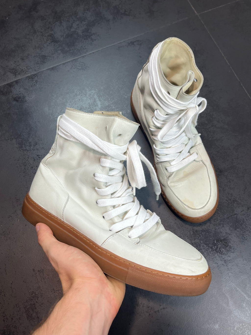 Kris Van Assche “Icarus” Multilace Sneakers
