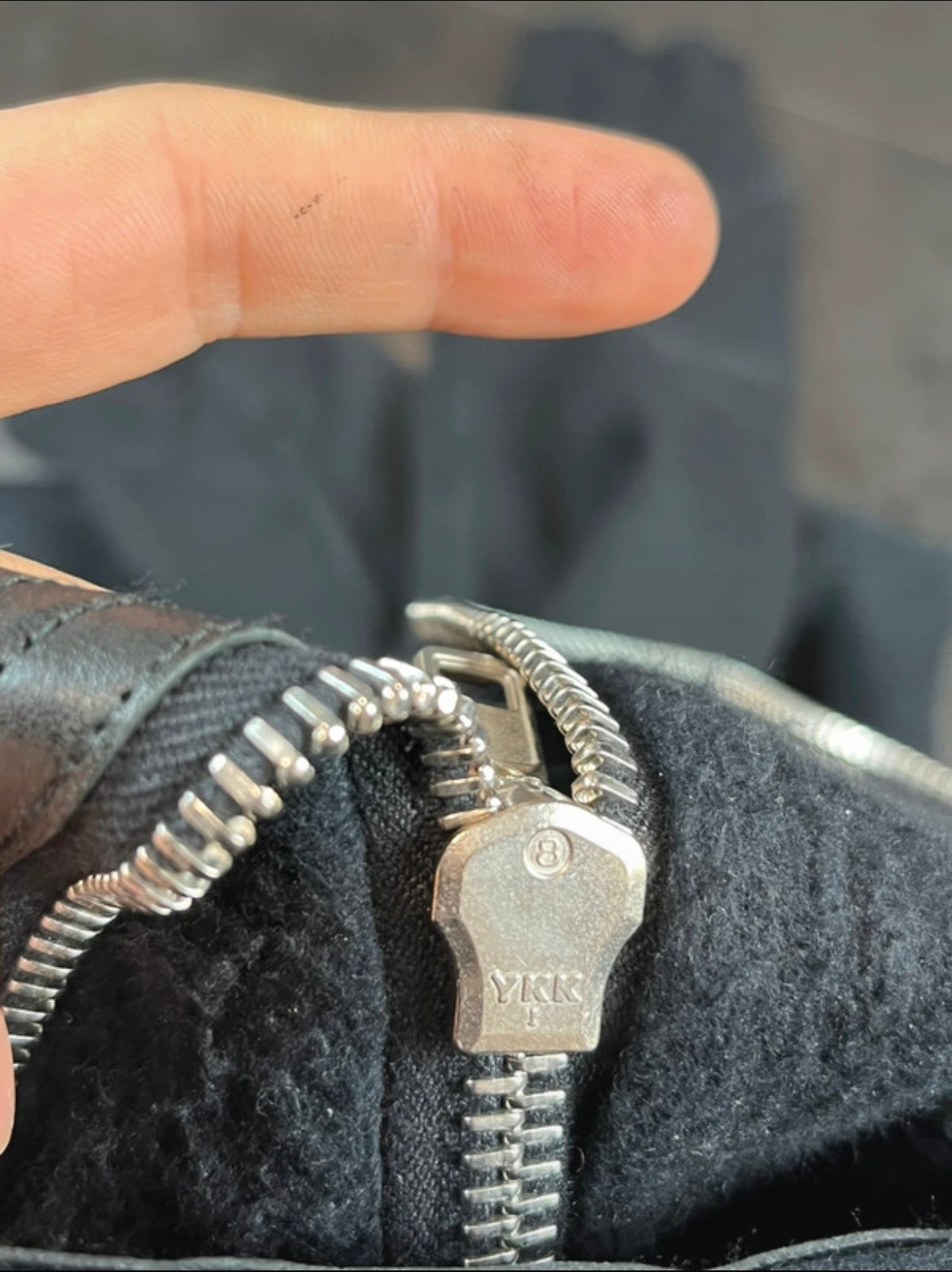 SS14 Rick Owens Vicious “Gimp” Leather Trim Hoodue