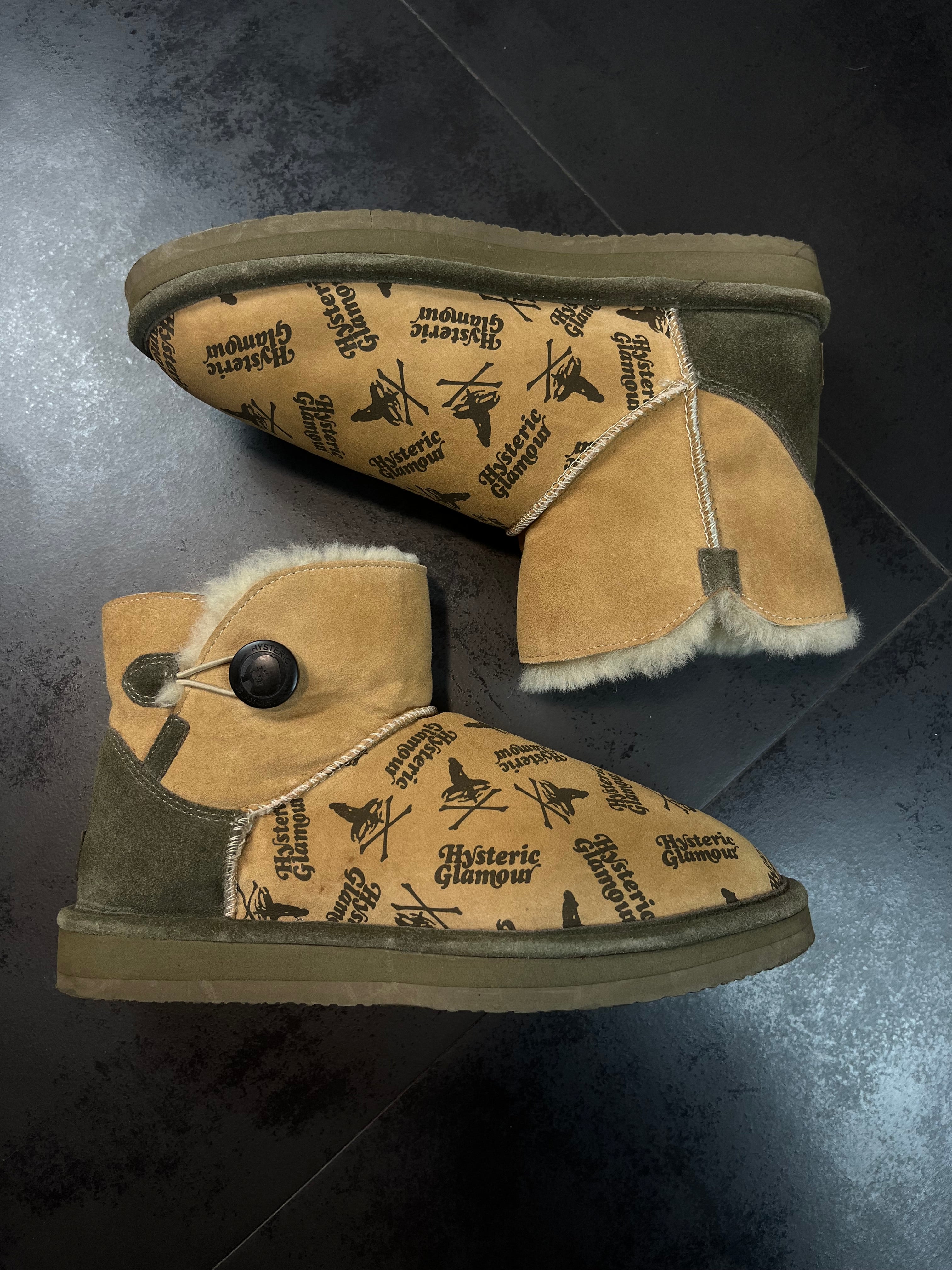 Hysteric Glamour “Ugg”-like shearling boots