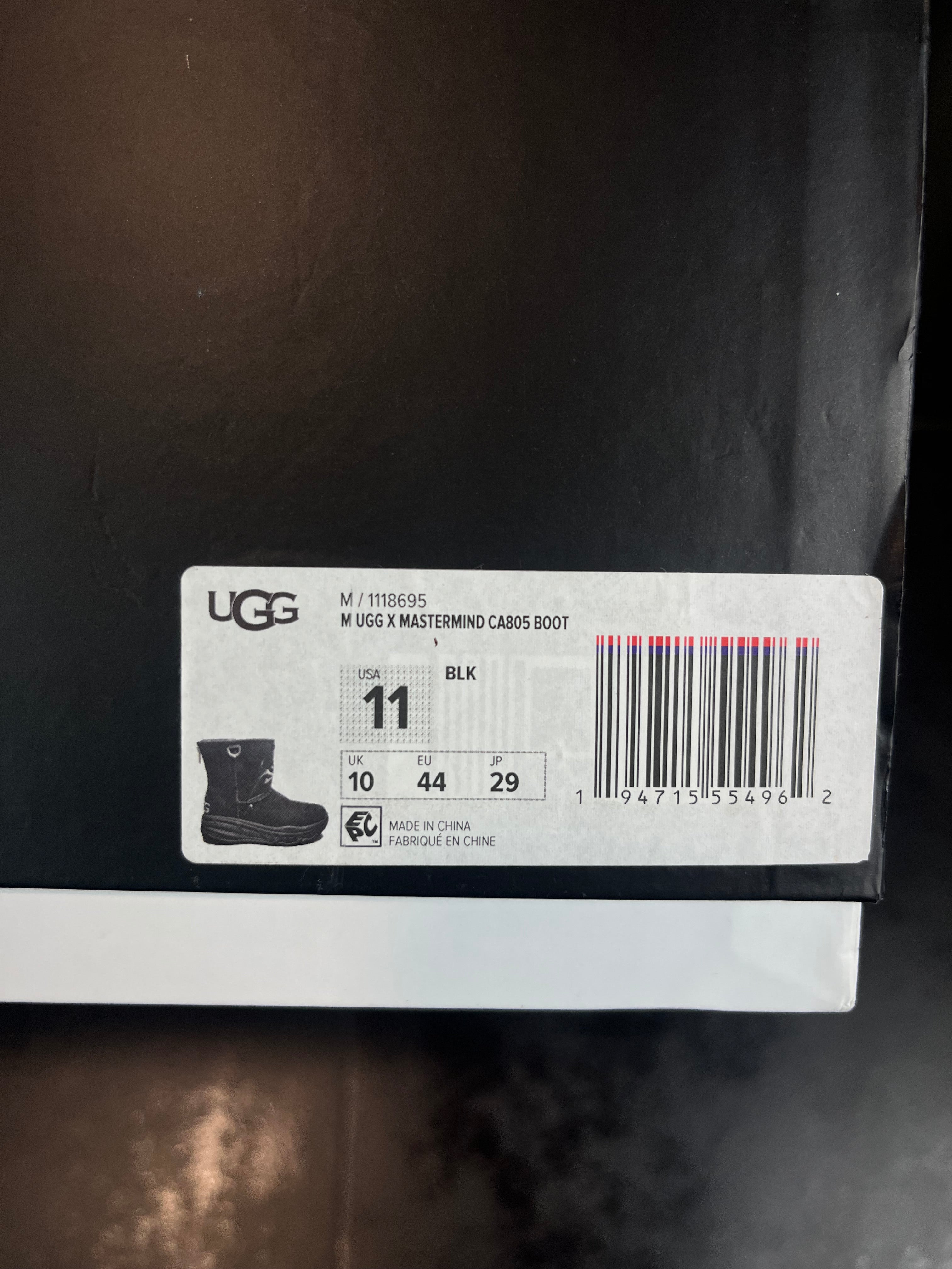 2020 Mastermind Japan x Ugg Shearling Tracksoles Boots