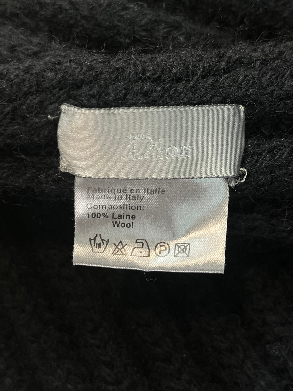 AW06 Dior "These Grey Days" Extra Long Wool Scarf
