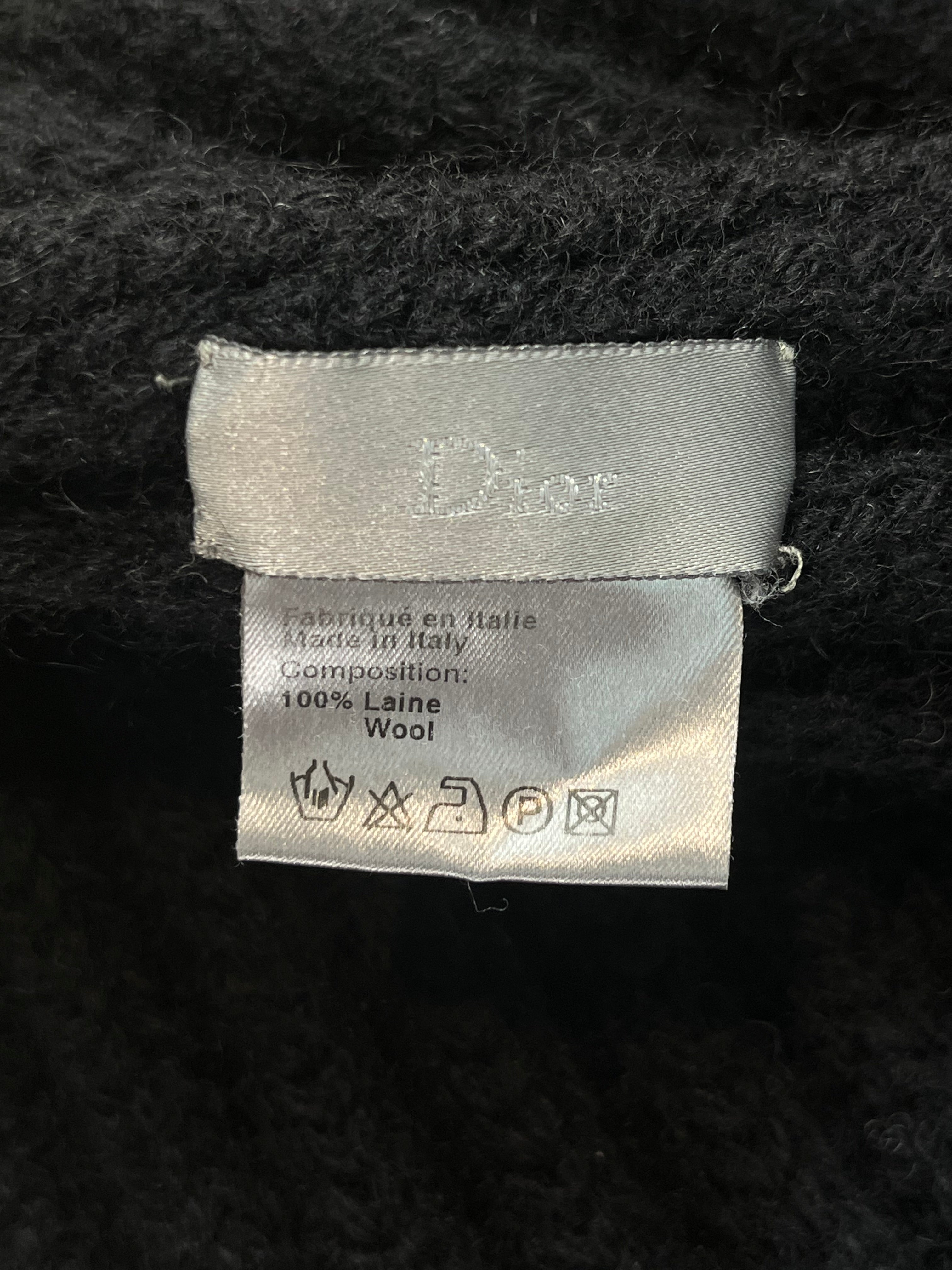 AW06 Dior "These Grey Days" Extra Long Wool Scarf