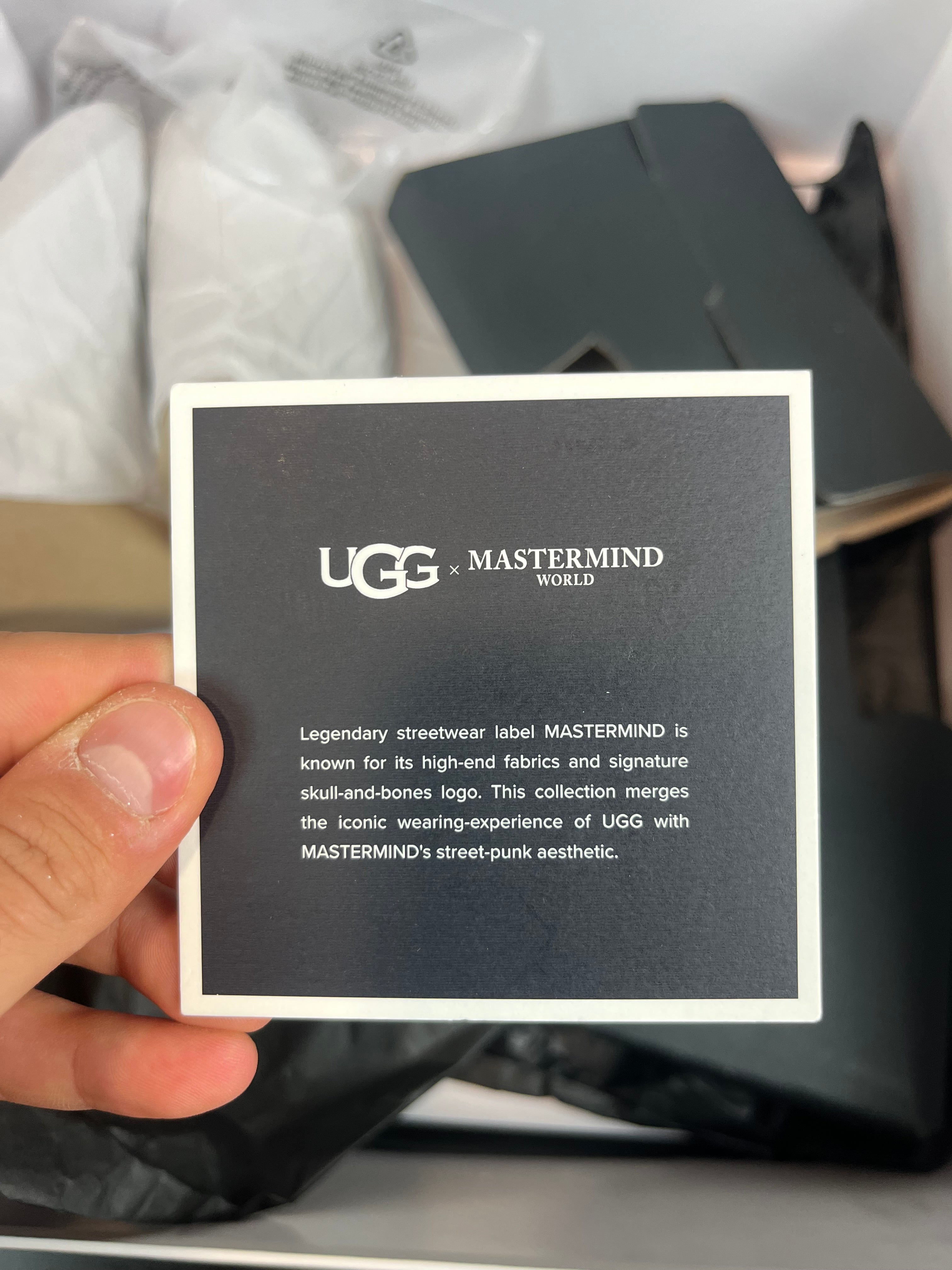 2020 Mastermind Japan x Ugg Shearling Tracksoles Boots