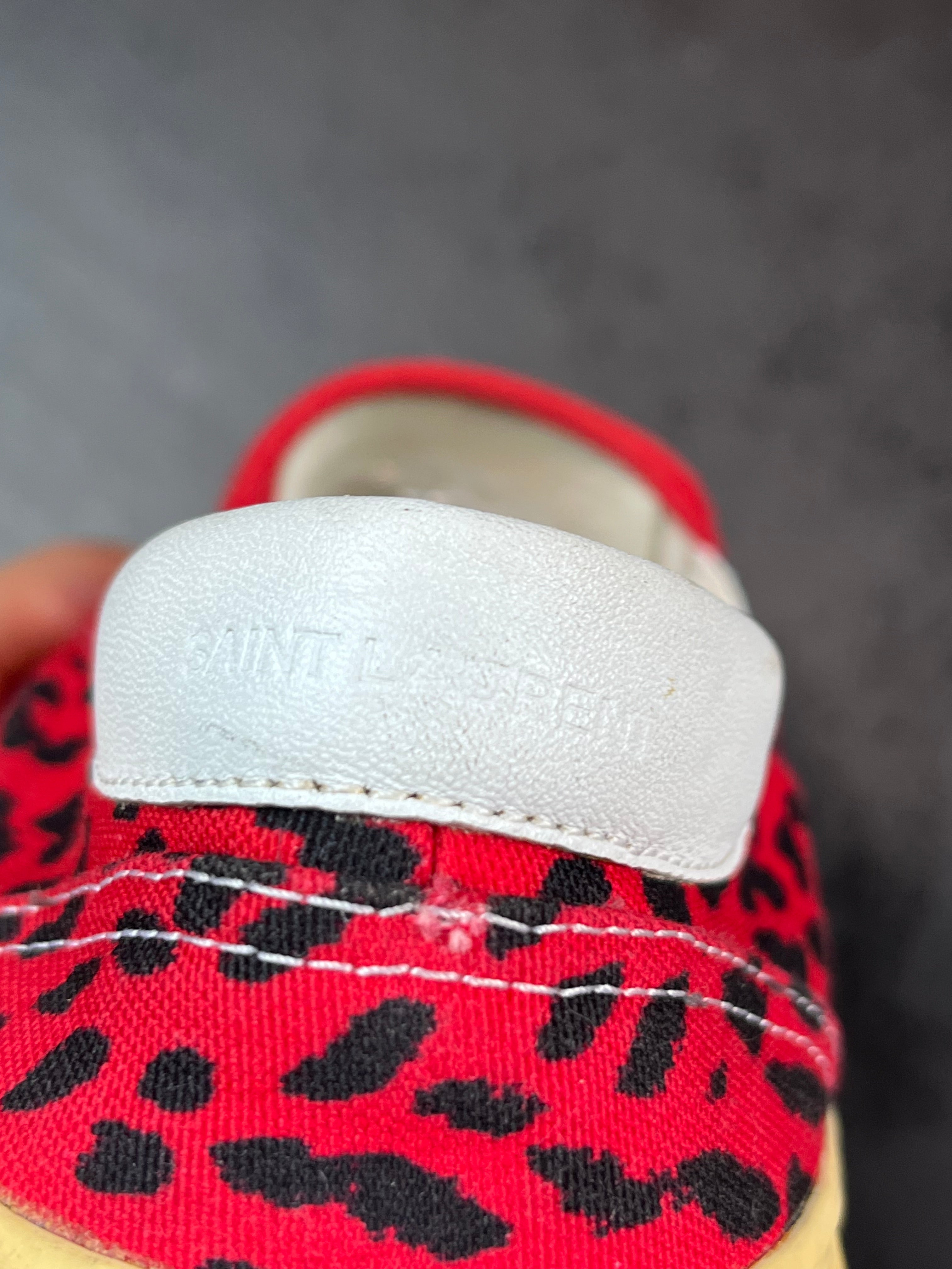 Saint Laurent Paris “Babycat” Slip Ons By Hedi Slimane