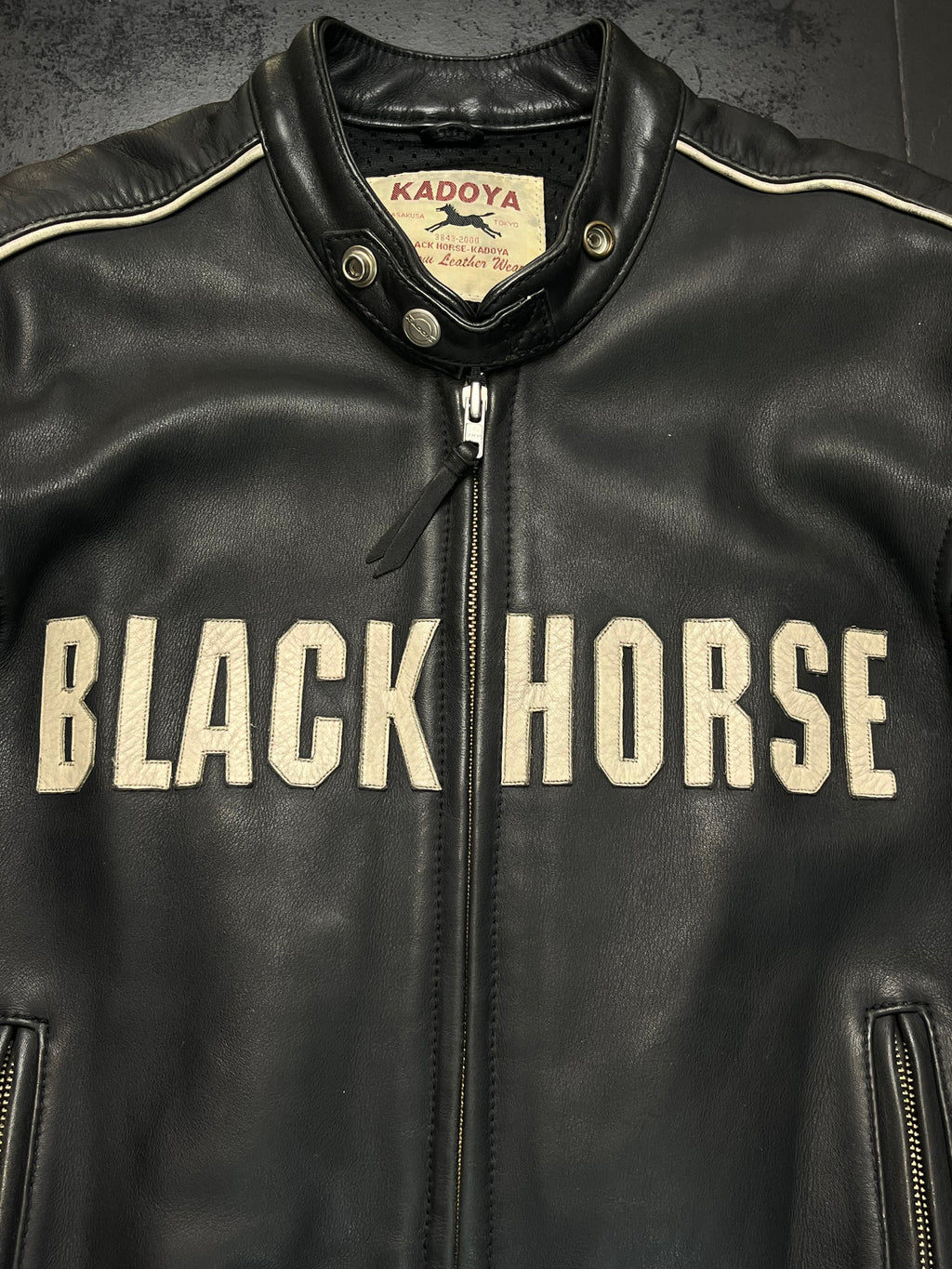 2000 Kadoya 1of1 Custom “Suzuki Hayabusa” Leather Jacket