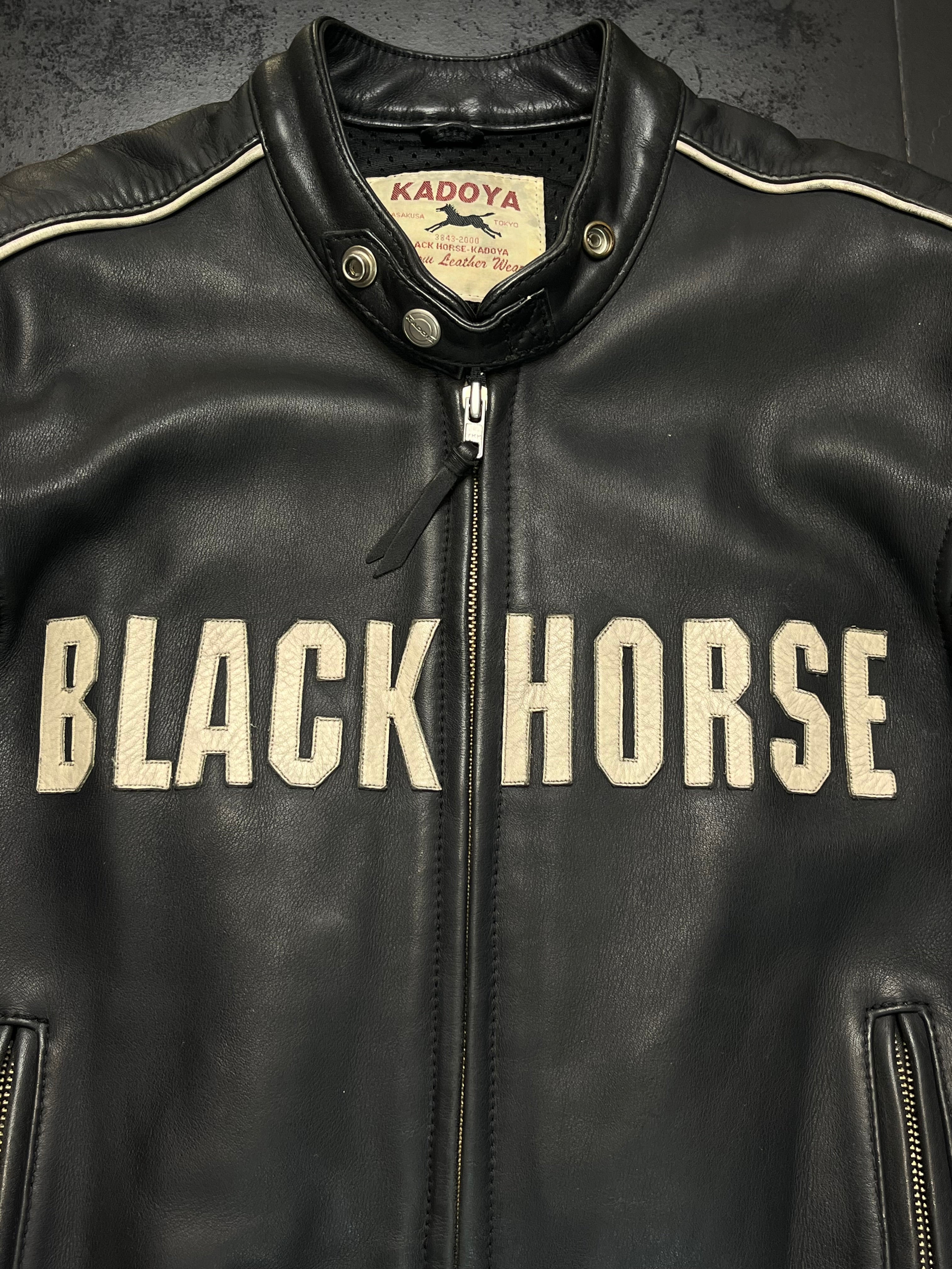 2000 Kadoya 1of1 Custom “Suzuki Hayabusa” Leather Jacket
