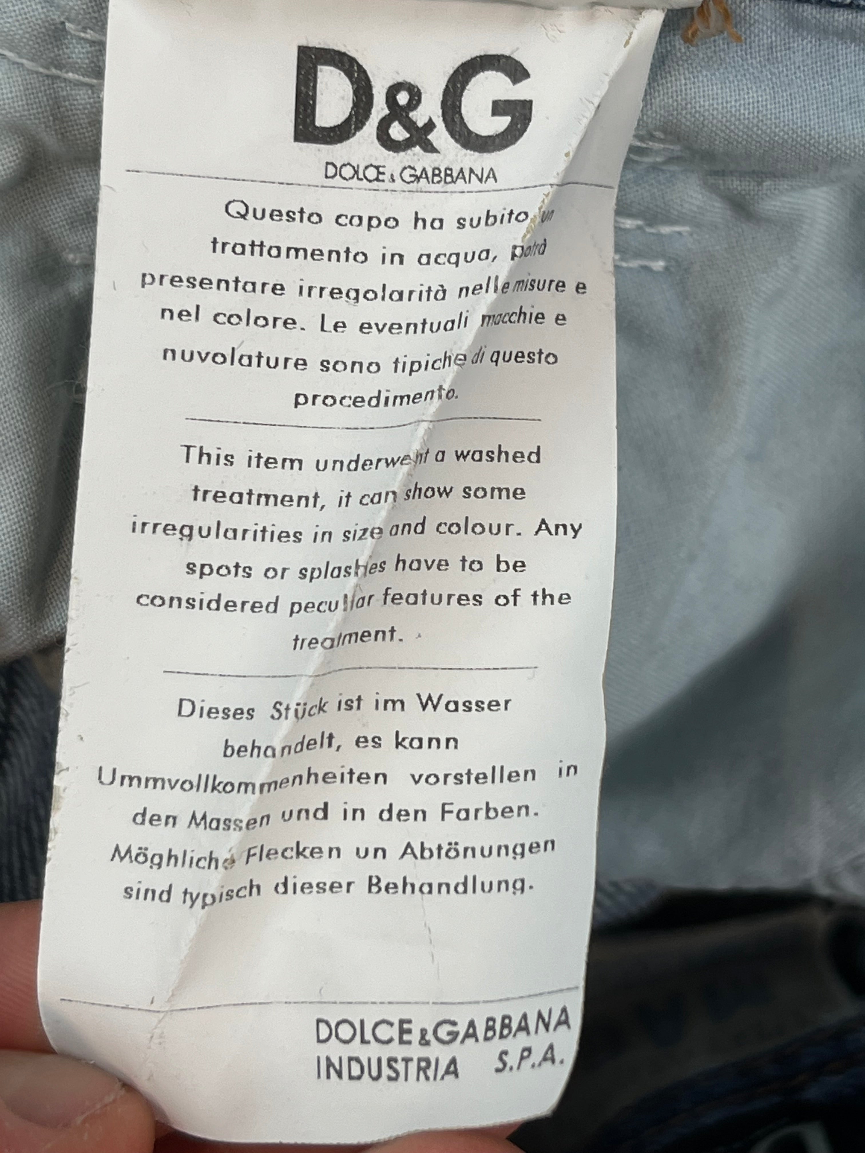 2000s Dolce & Gabbana Low Rise Flared Jeans