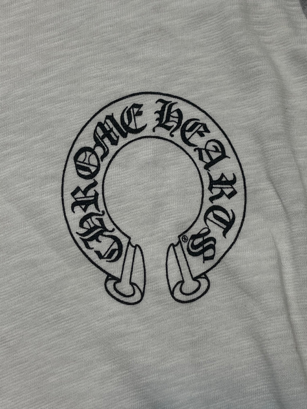 Chrome Hearts Raglan Scroll/Horseshoe Logo
