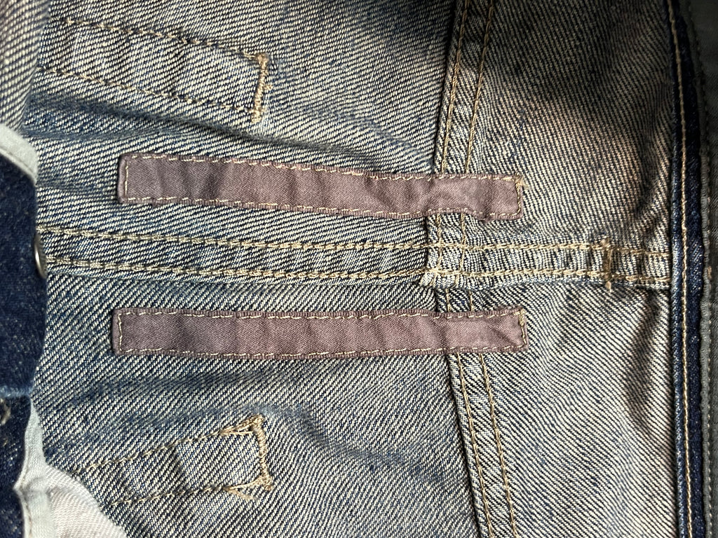 FW08 Rick Owens Drkshdw “Dirty Blue” Detroit Denim