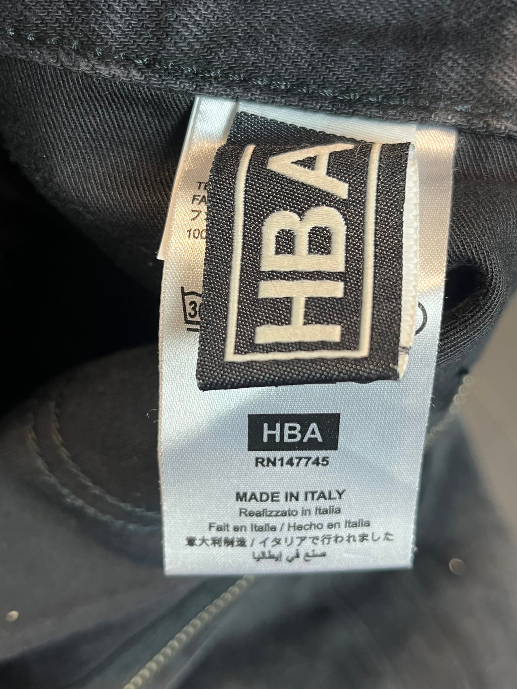 SS16 Hood By Air “Double Sag” Double Knees Denim