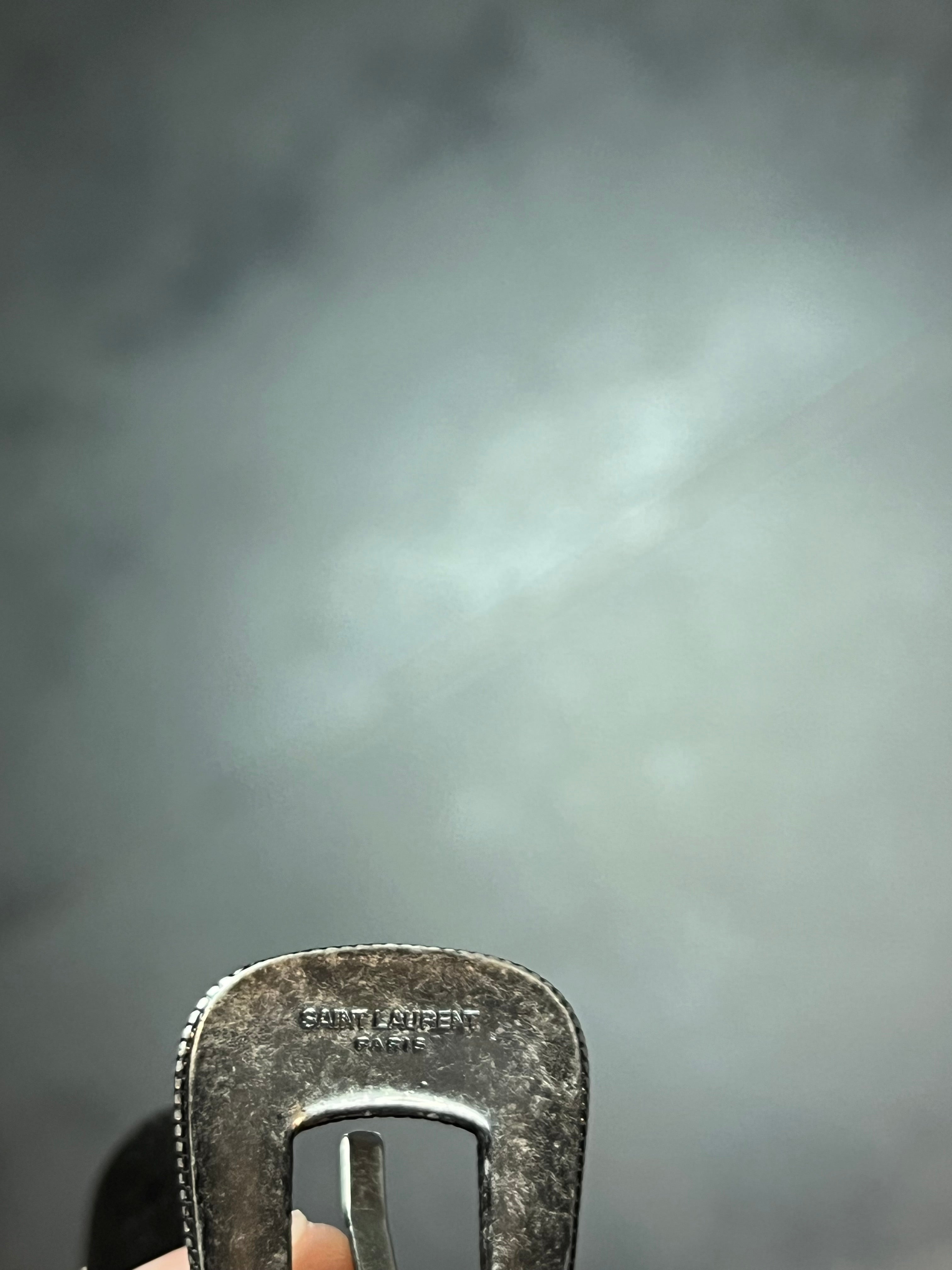 Saint Laurent Double Western Buckle Belt