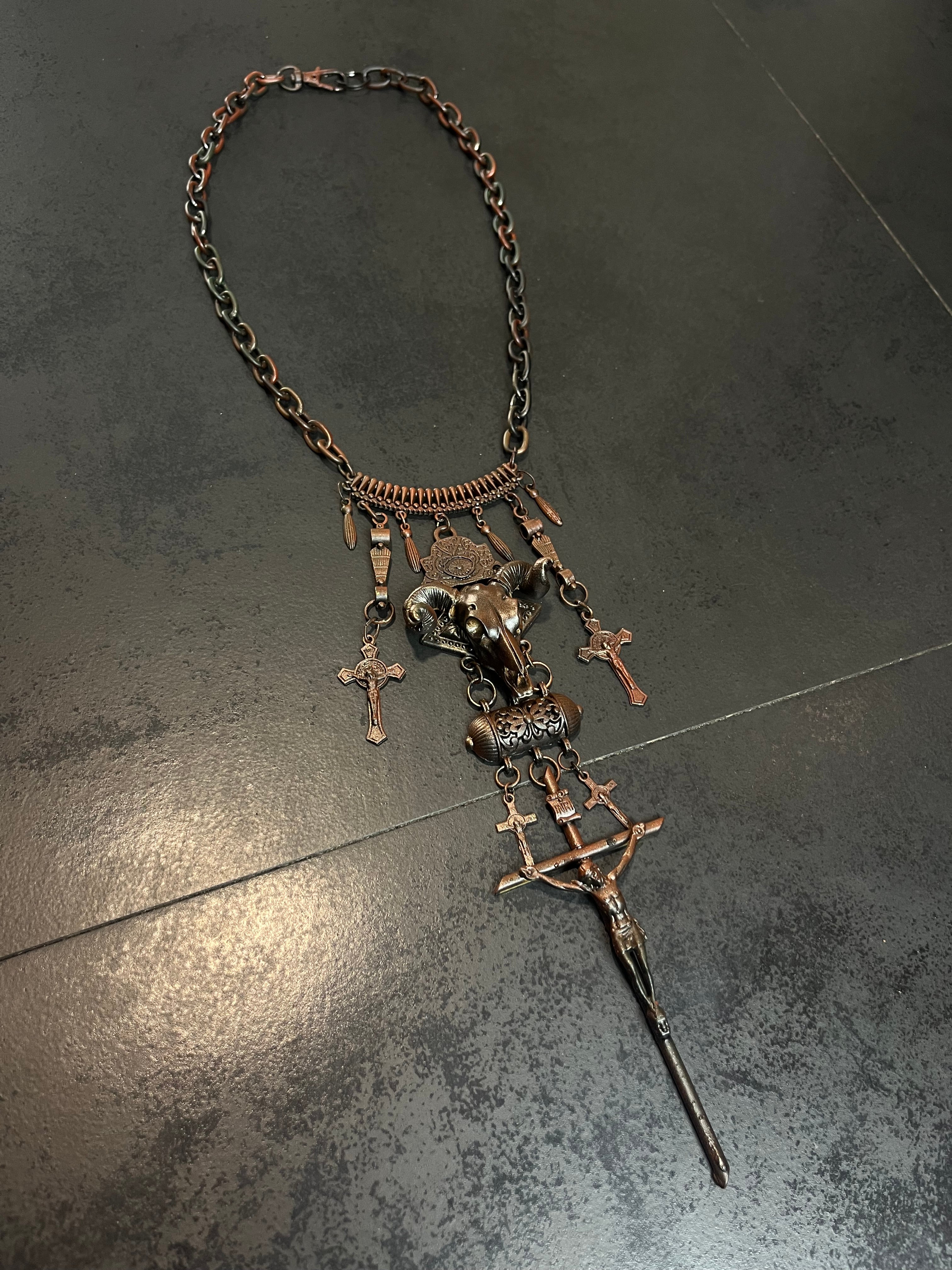1of1 1994 Jean Pault Gaultier Multicross-Buffalo Rosary