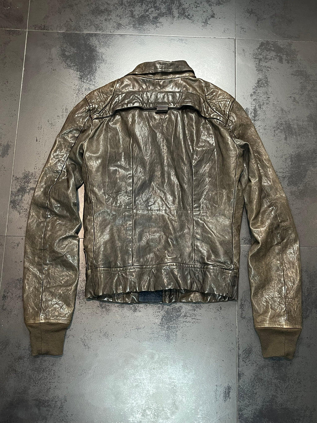 AW08 Rick Owens Stag “Bruiser” 5 Pocket Leather Jacket