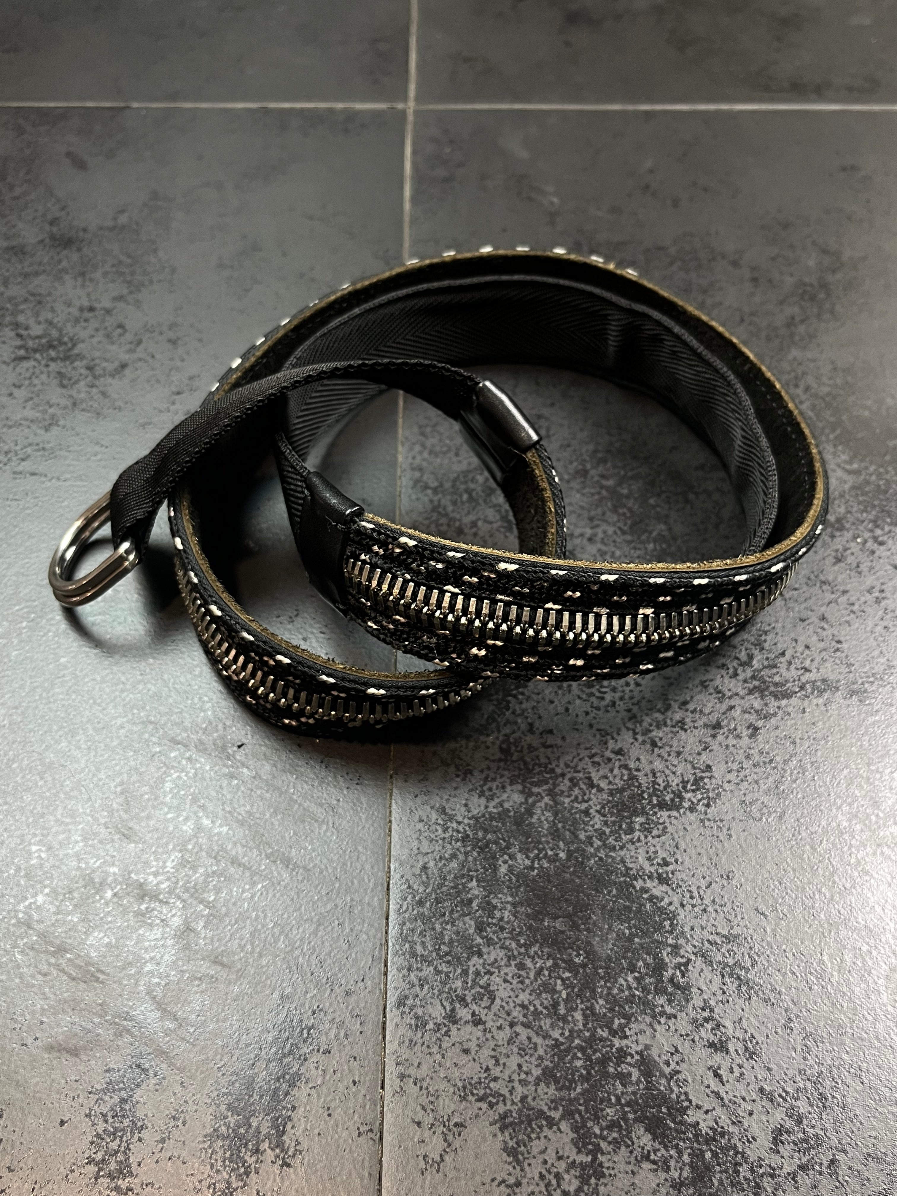 AW10 Balmain Zipper Belt By Decarnin