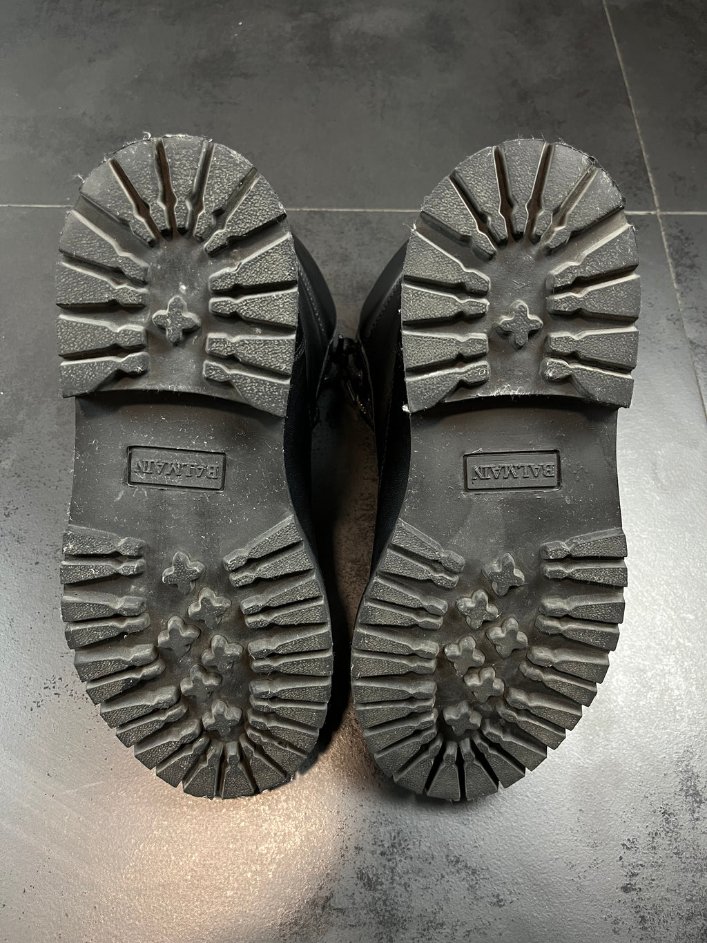 AW11 Balmain “Taiga” Leather Ranger Boots