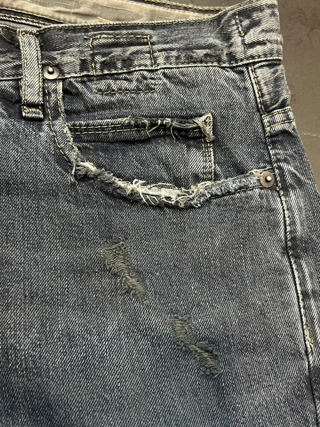 AW09 Rick Owens “Crust” Overdyed Detroit Denim