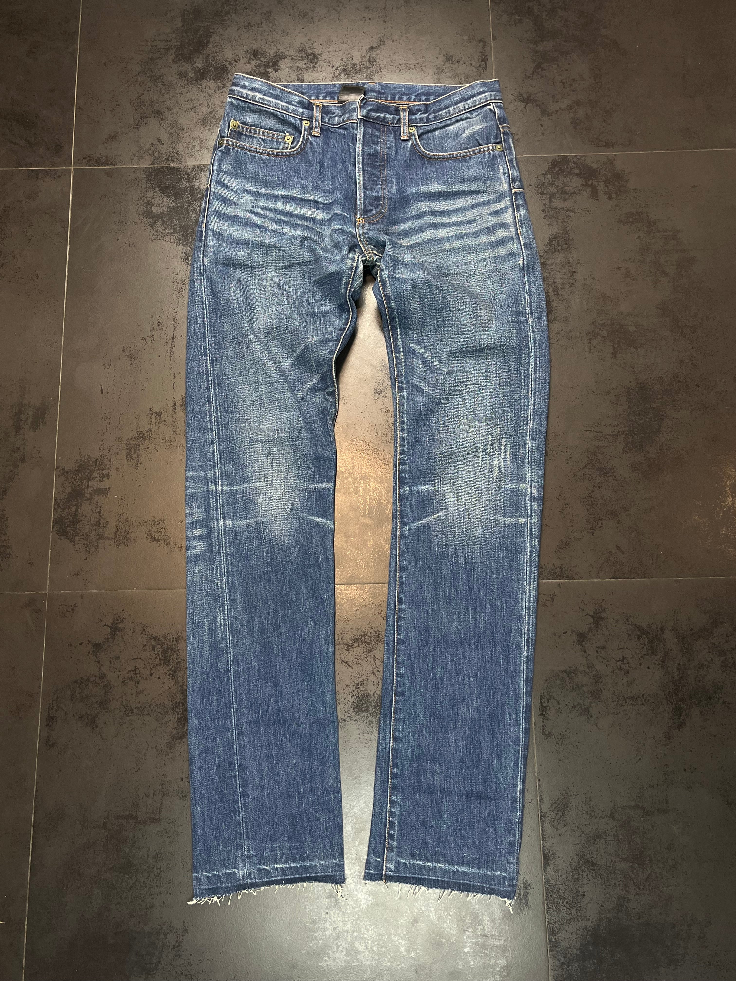 AW06 Dior “These Grey Days” Clawmarks Denim By Hedi Slimane