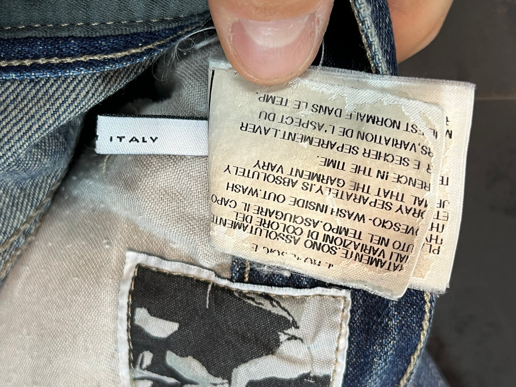 FW08 Rick Owens Drkshdw “Dirty Blue” Detroit Denim