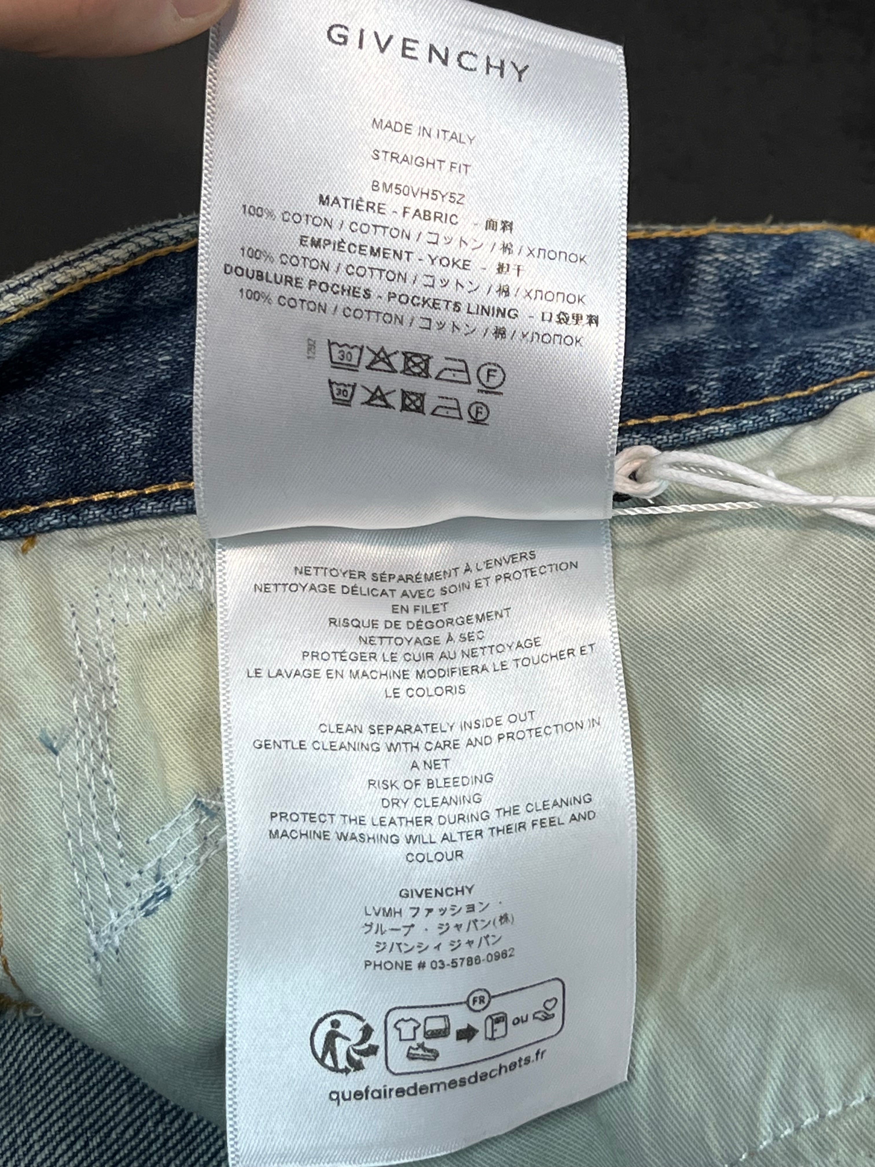 AW22 Givenchy By MMW “Boro” Denim