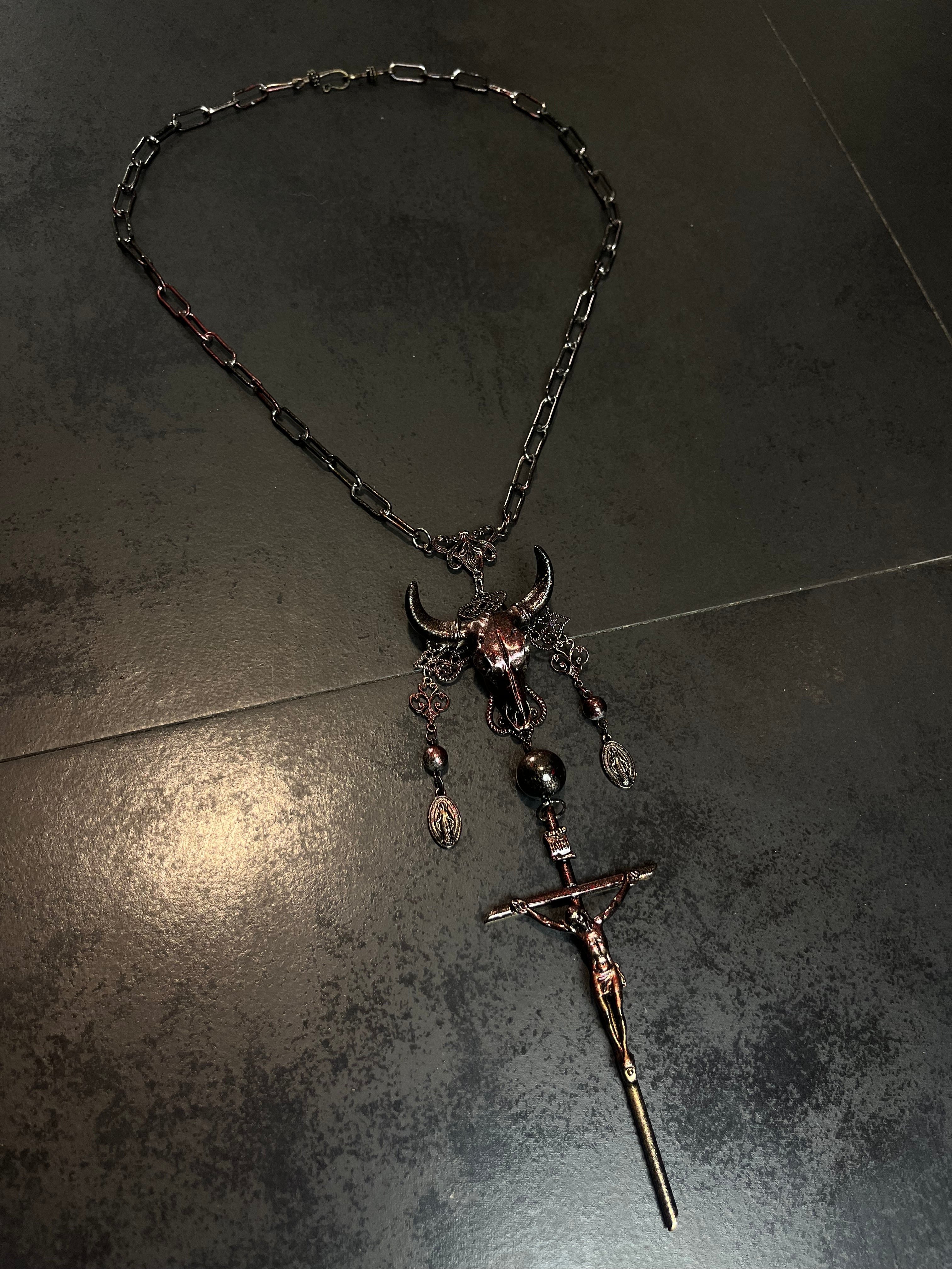 1of1 1994 Jean Pault Gaultier Buffalo Horns Rosary