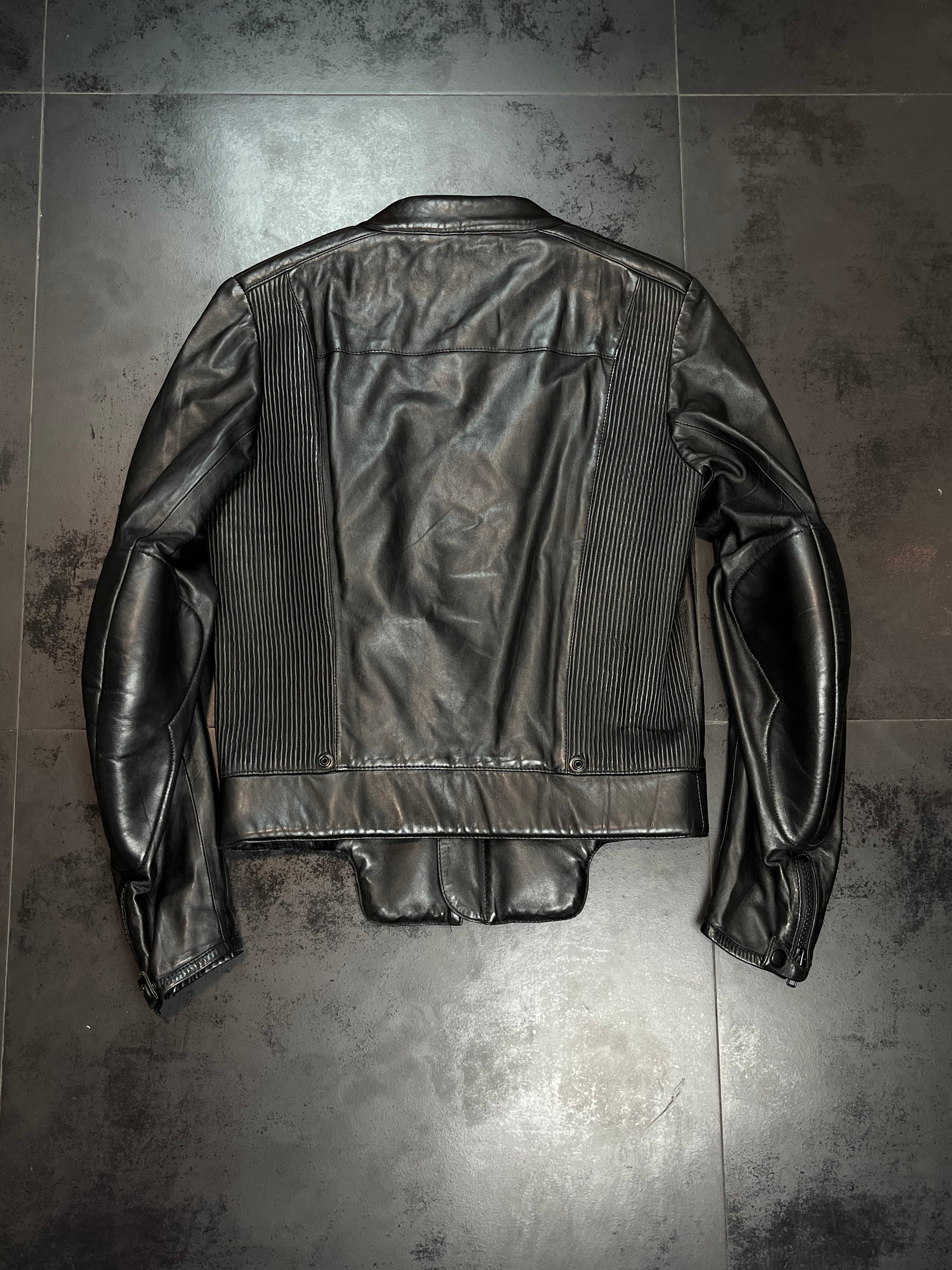AW11 Maison Margiela 8 zip Rider Leather Jacket