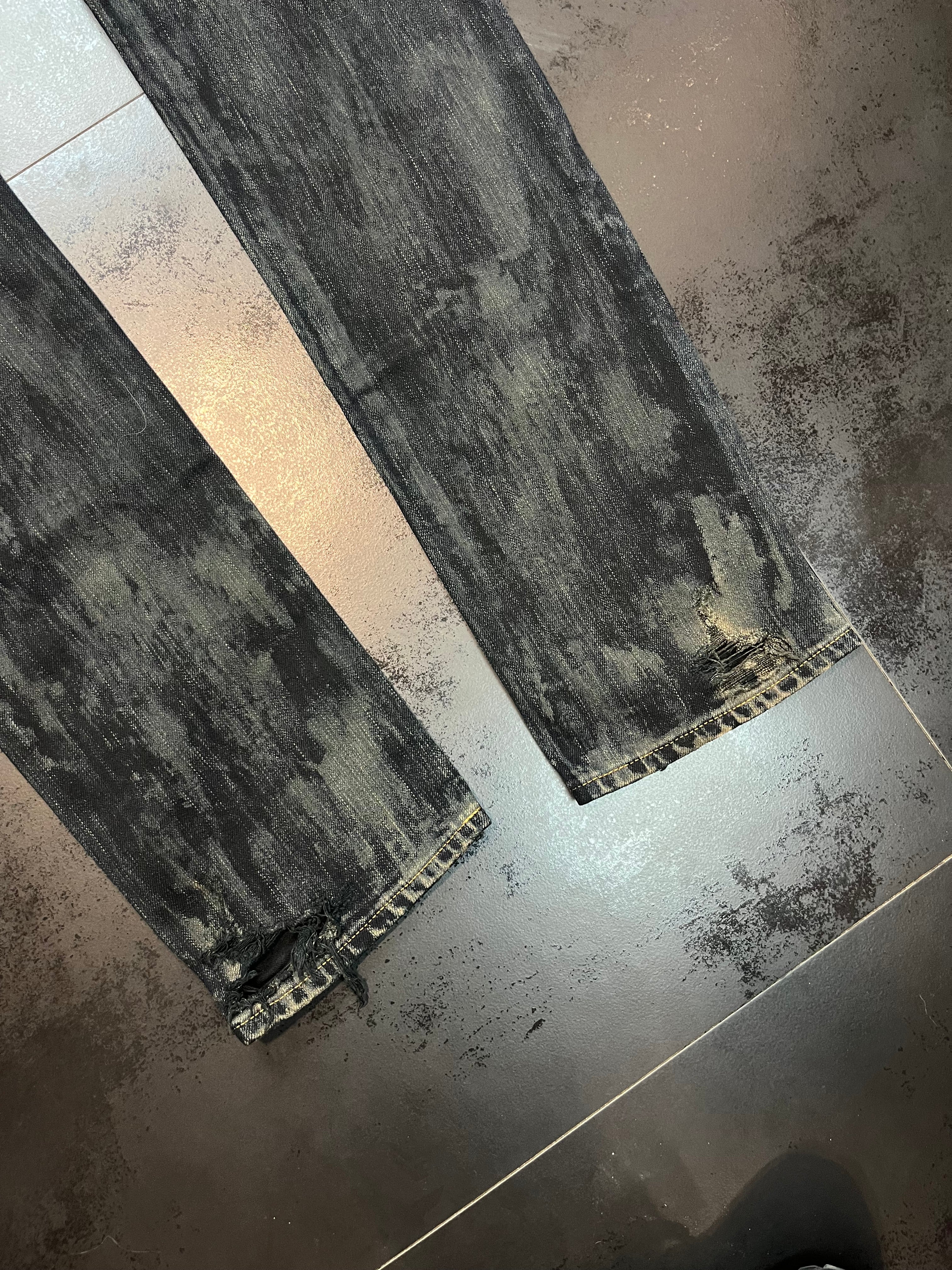 2015 Saint Laurent Oil Spill Denim By Hedi Slimane