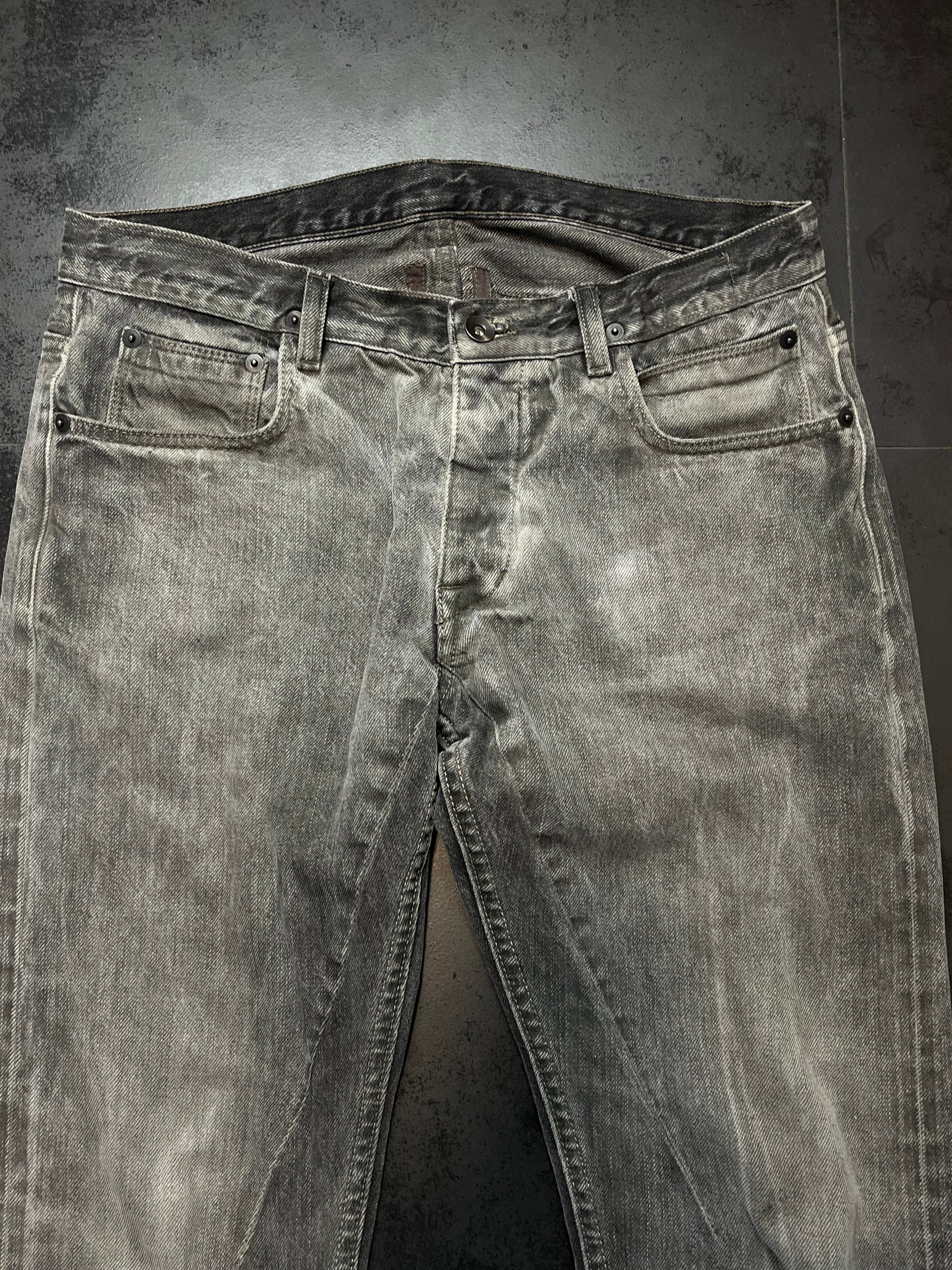 FW15 Rick Owens Drkshdw "Detroit" Overdyed Denim