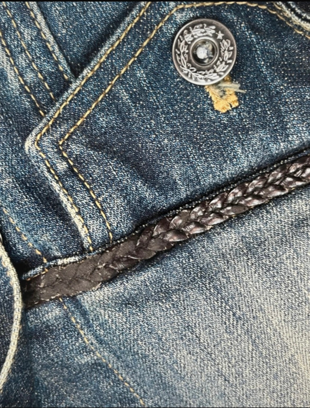 Tornado Mart Washed Denim Jacket