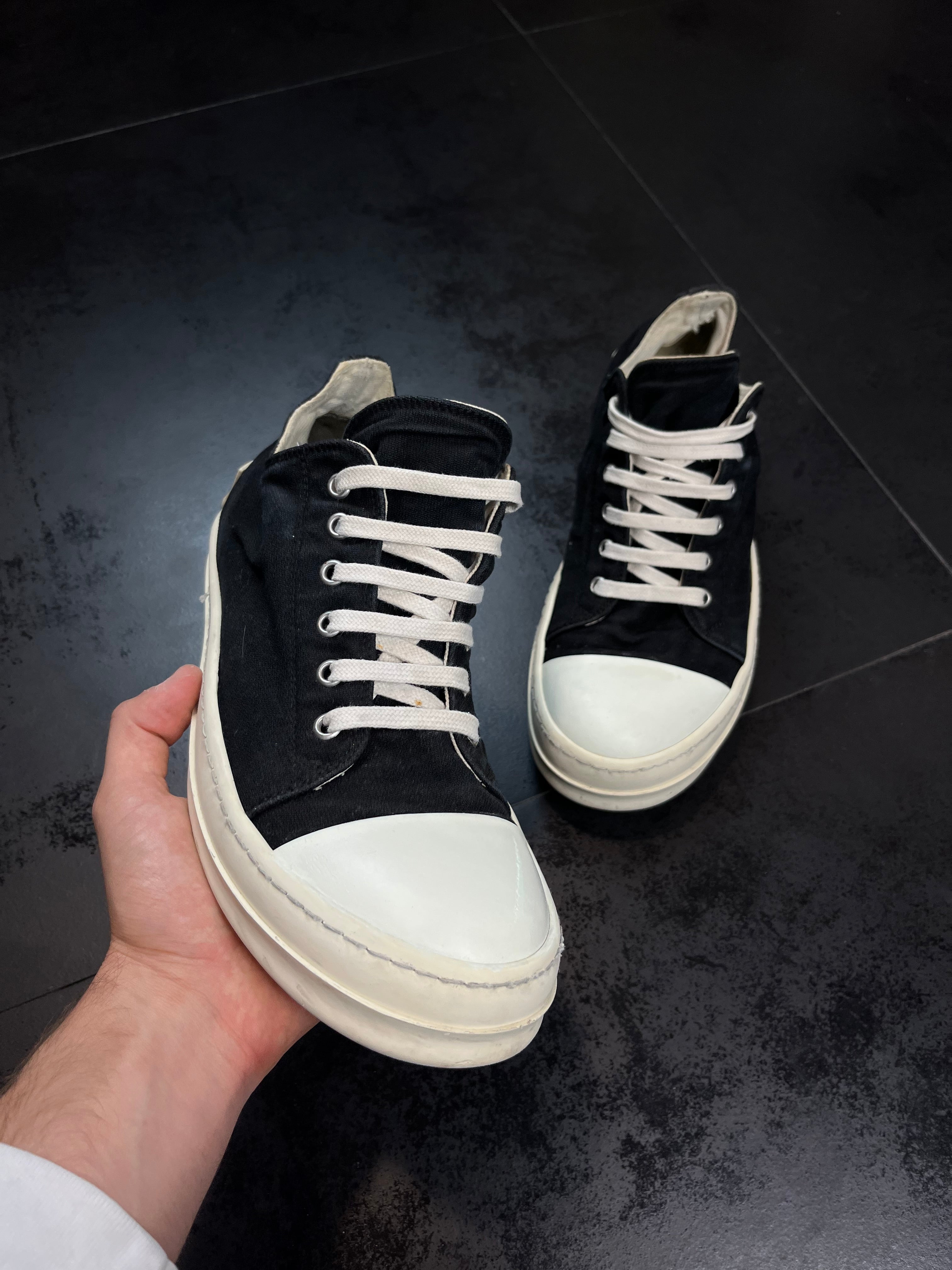 Rick Owens Drkshdw Patch Ramones Low