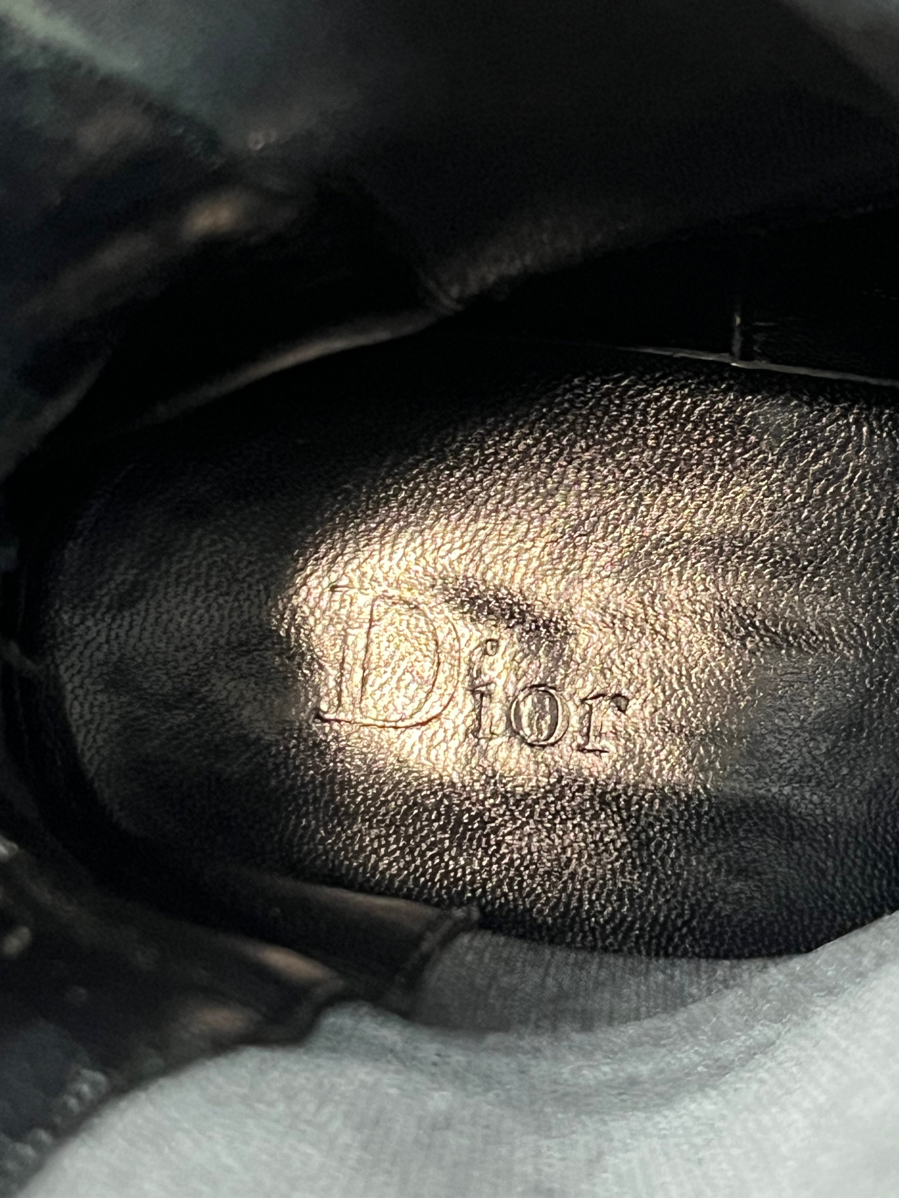 AW08 Dior “Lumiere Du Nord” Patent Leather Straps Boots, Japan Excluse, By Kris Van Assche
