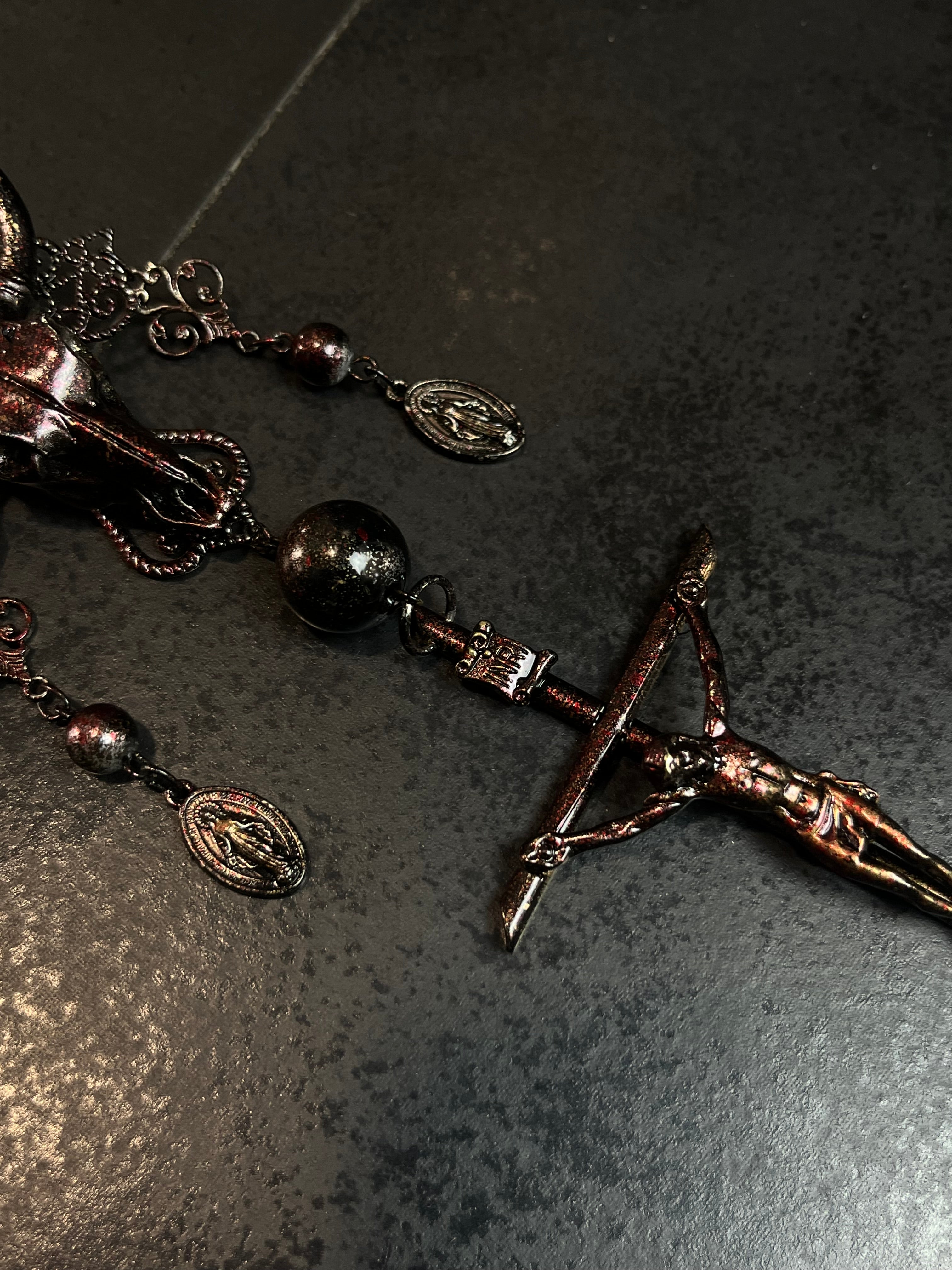 1of1 1994 Jean Pault Gaultier Buffalo Horns Rosary