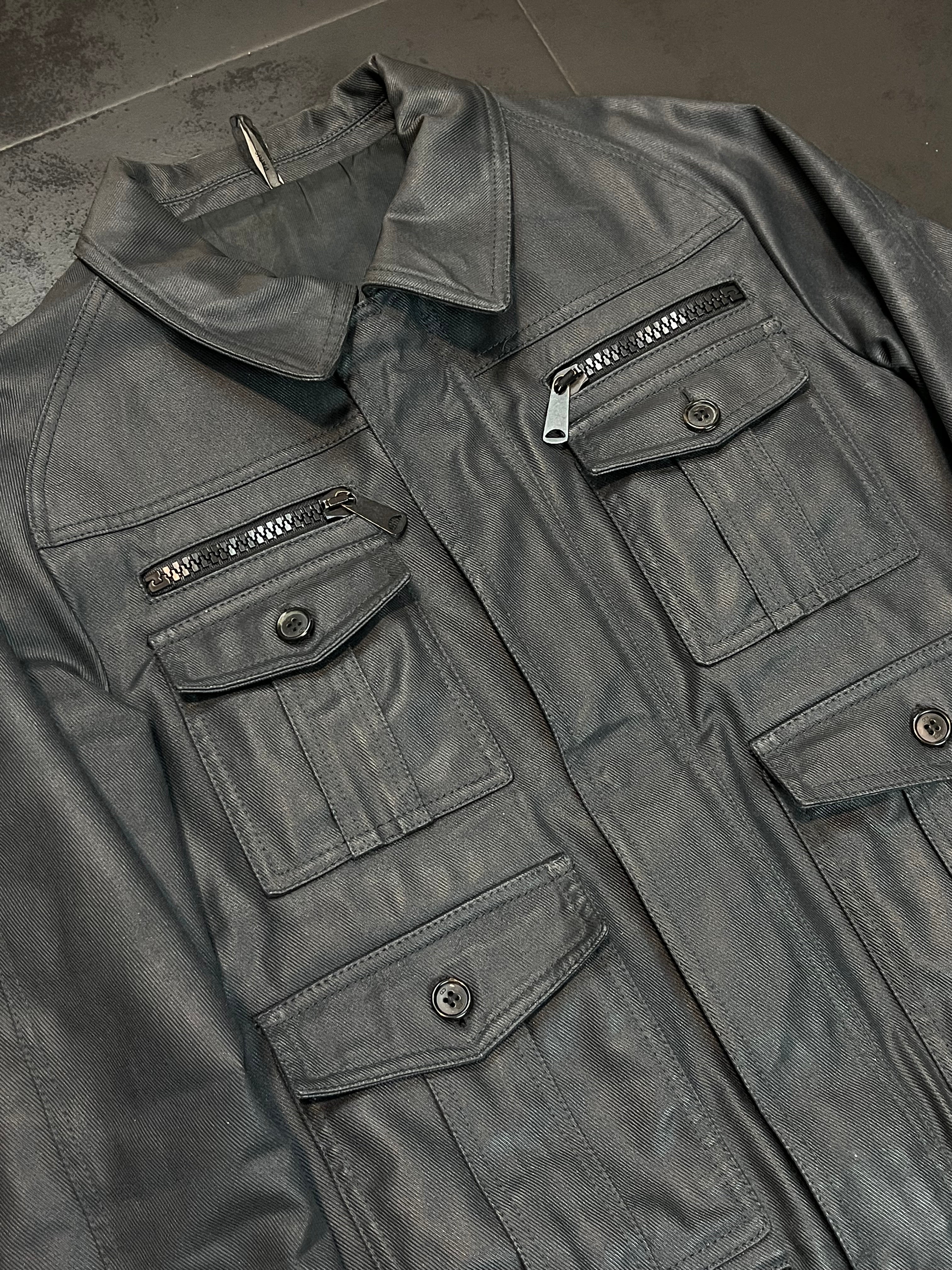 AW06 Dior “These Grey Days” Waxed M65 Jacket By Hedi Slimane