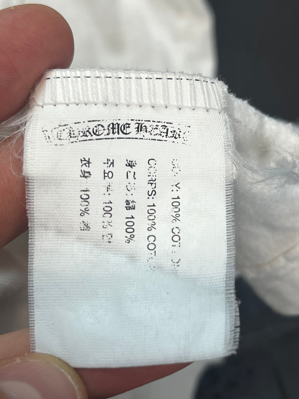 Chrome Hearts Stars/Scroll Logo T-Shirt