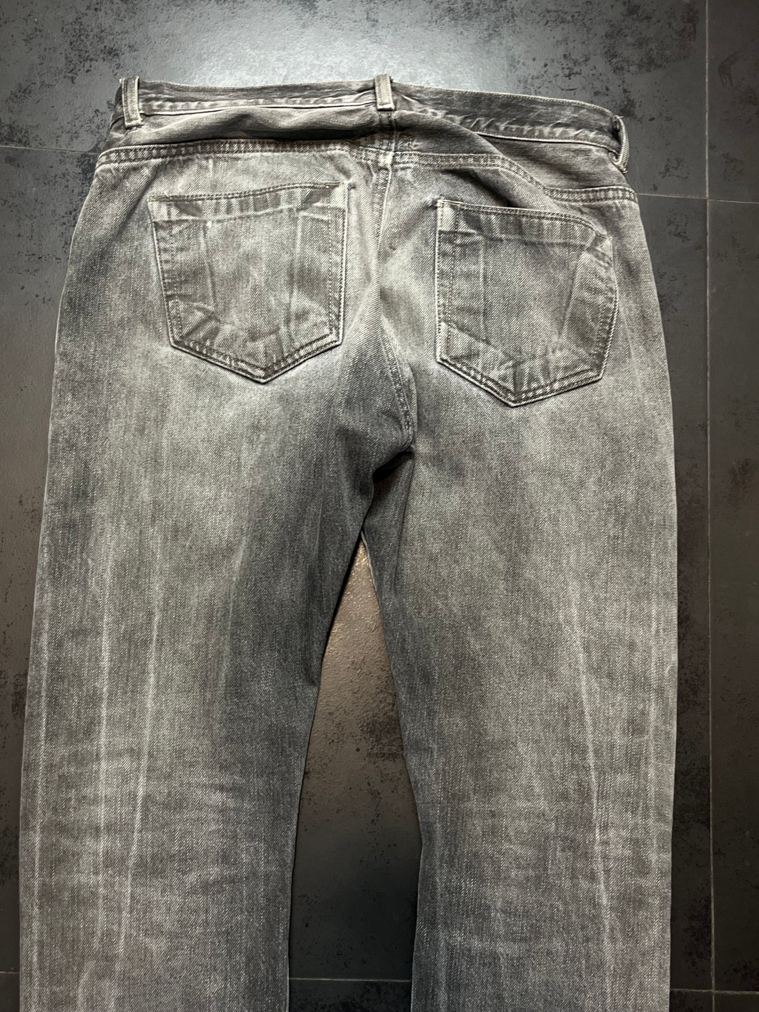 FW15 Rick Owens Drkshdw "Detroit" Overdyed Denim