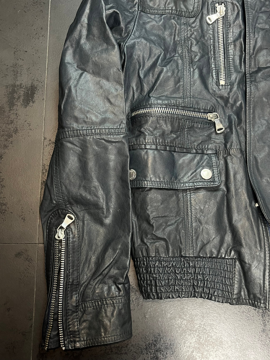 Aw08 Dolce & Gabbana Utility Leather Jacket