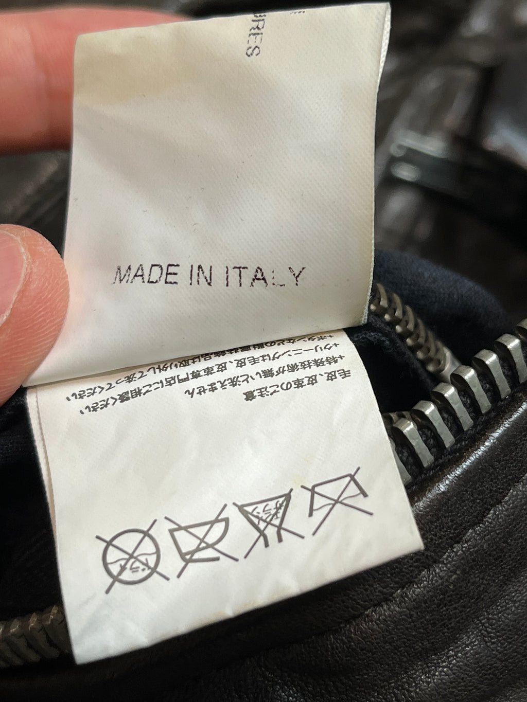 AW08 Rick Owens Stag “Bruiser” 5 Pocket Leather Jacket