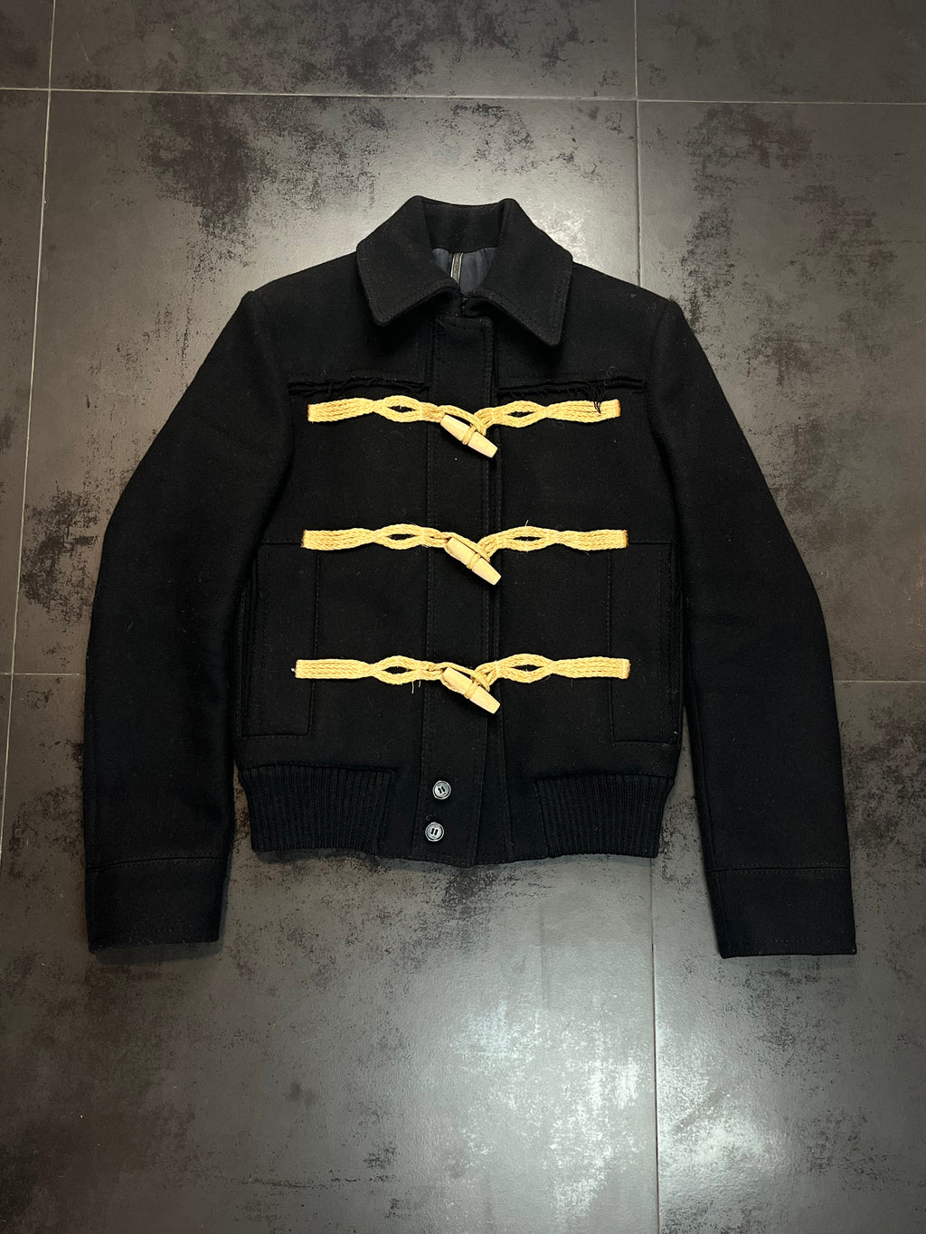 AW06 Dior "These Grey Days" Napoleon Duffle Coat By Hedi Slimane