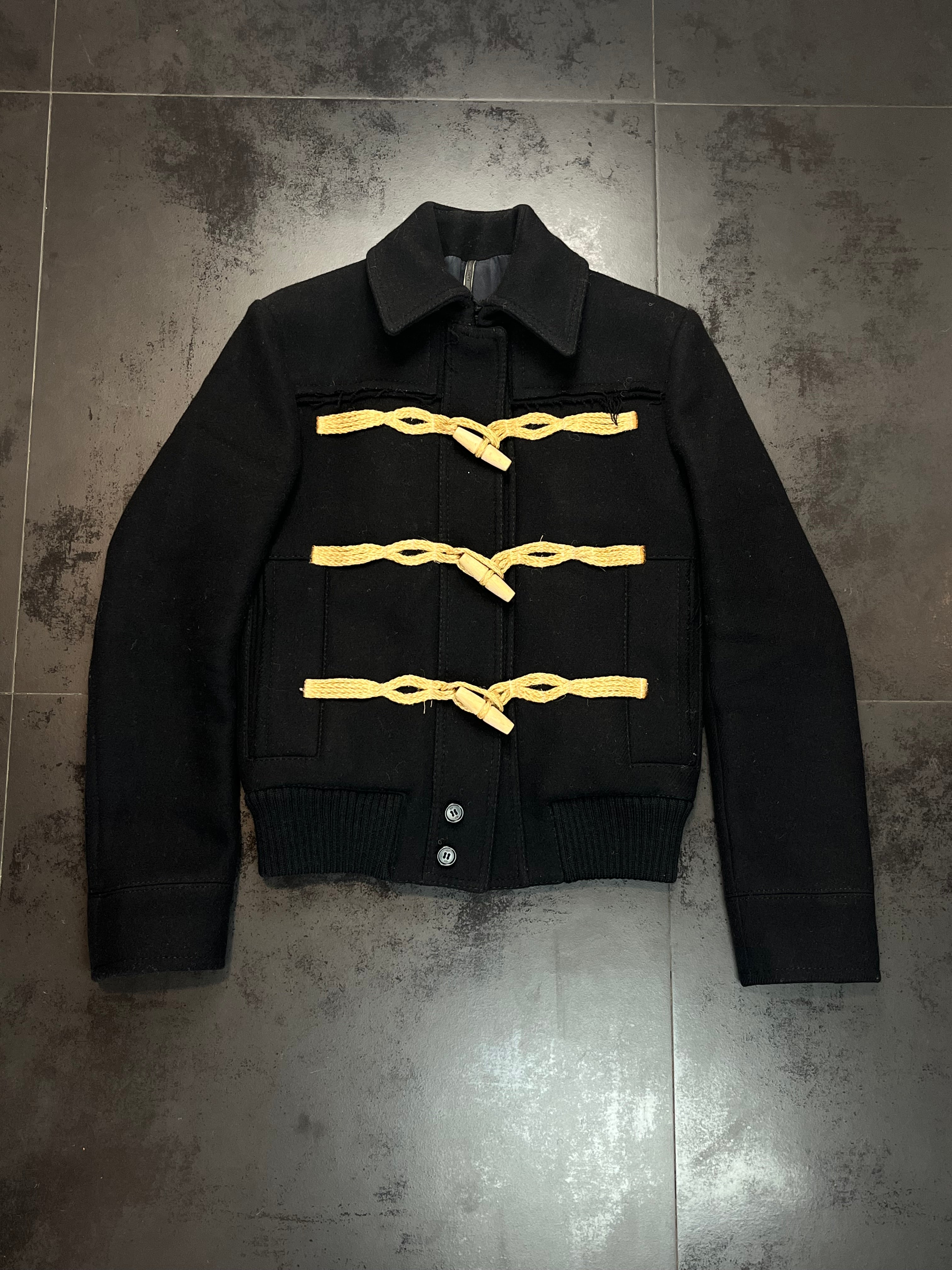AW06 Dior "These Grey Days" Napoleon Duffle Coat By Hedi Slimane