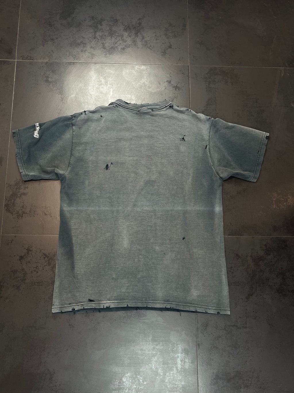90's Chrome Hearts Cross/Scroll Embroidery Pocket Tee
