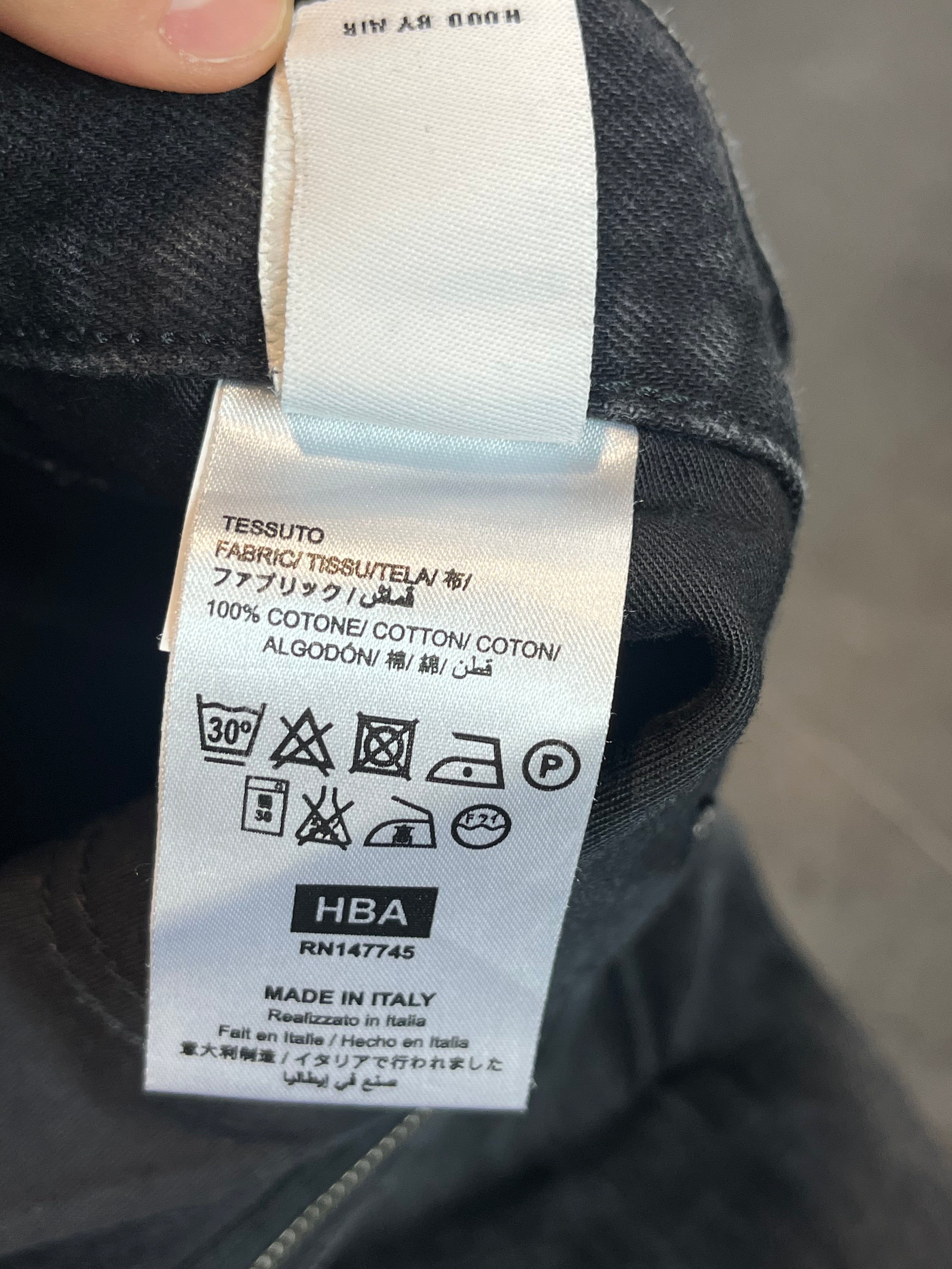 SS16 Hood By Air “Double Sag” Double Knees Denim