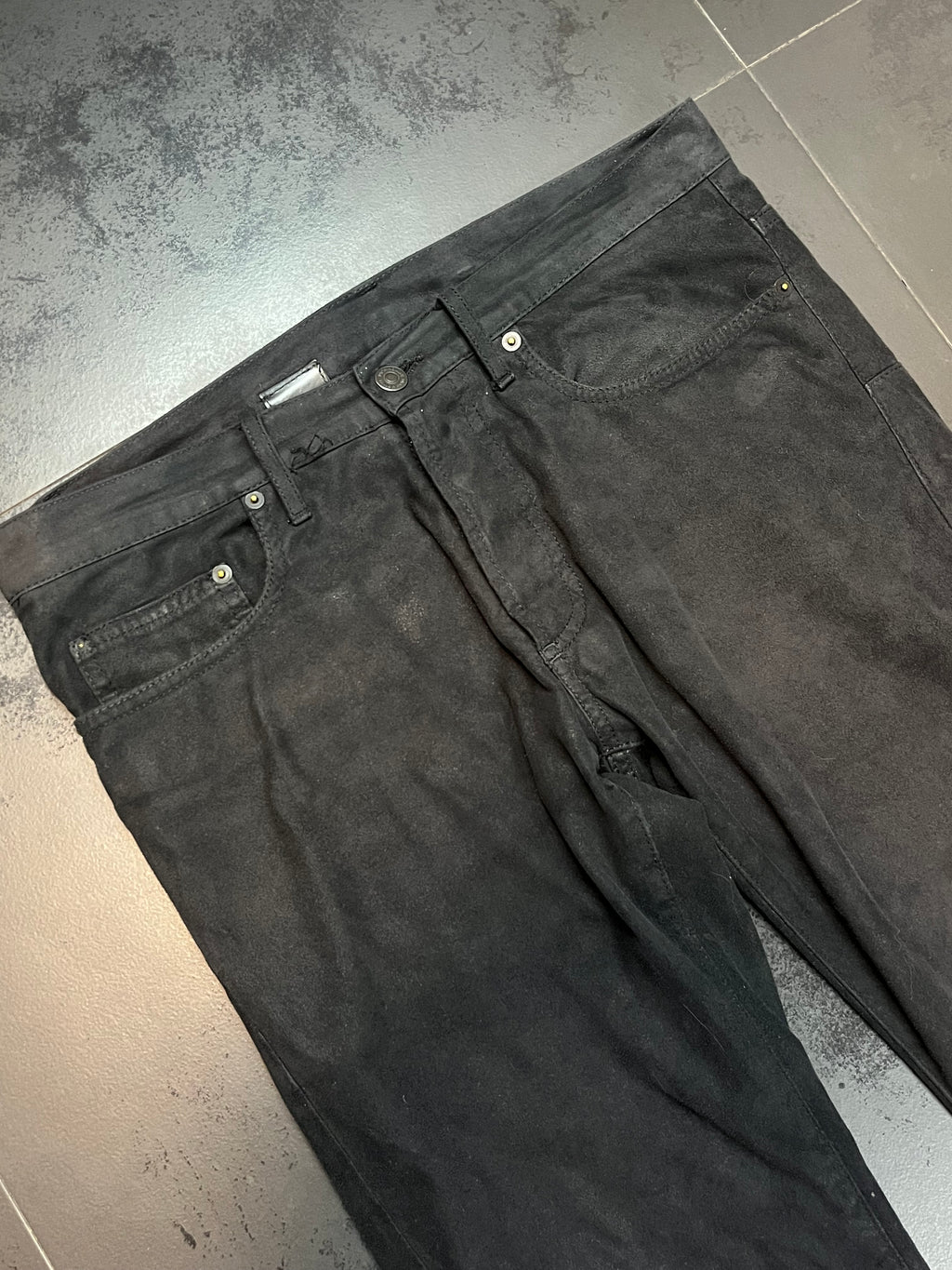 Dior AW08 “Lumiere Du Nord” Moleskin Glitter Pants