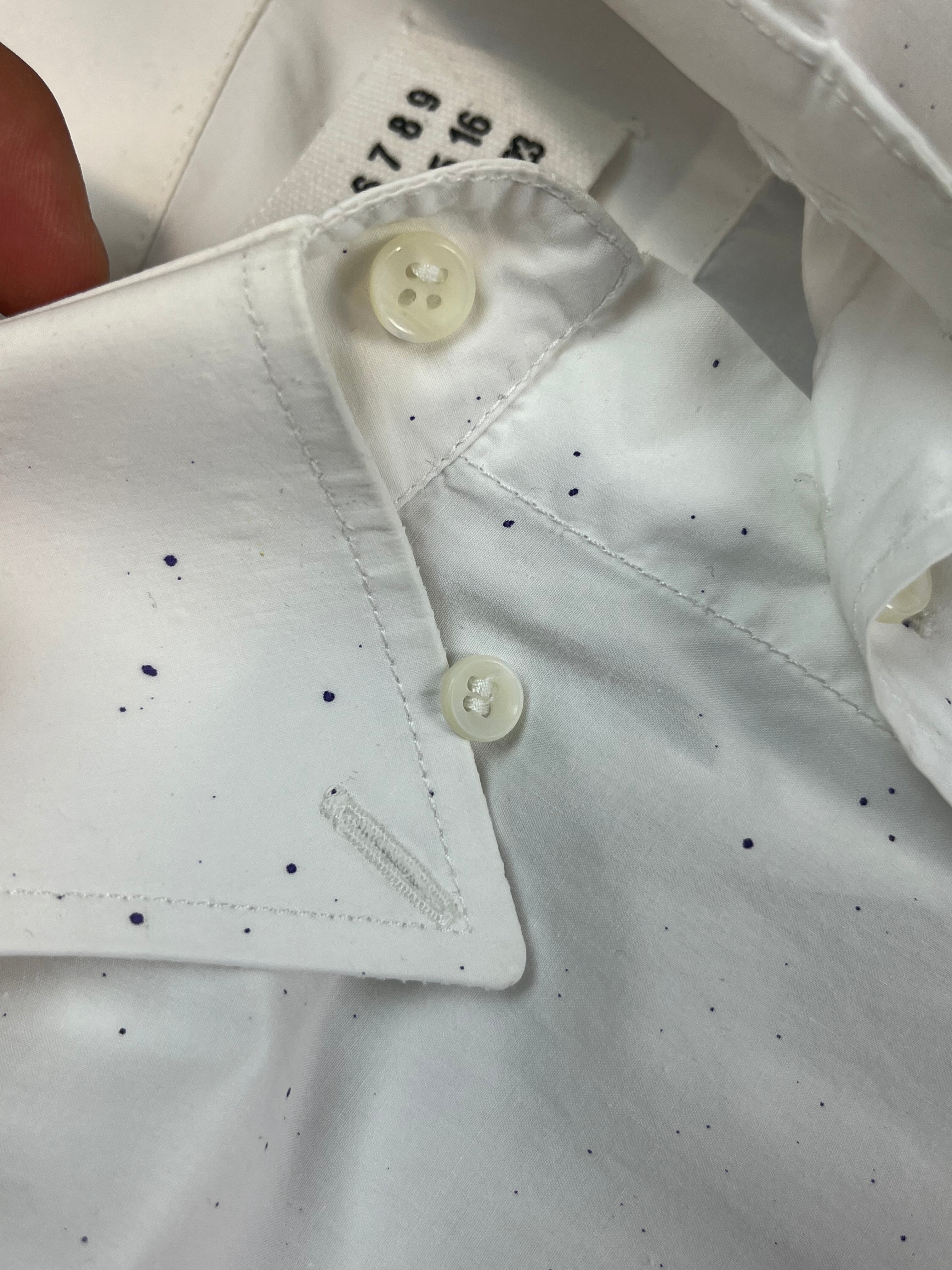 AW06 Maison Martin Margiela Paint Splatter Shirt