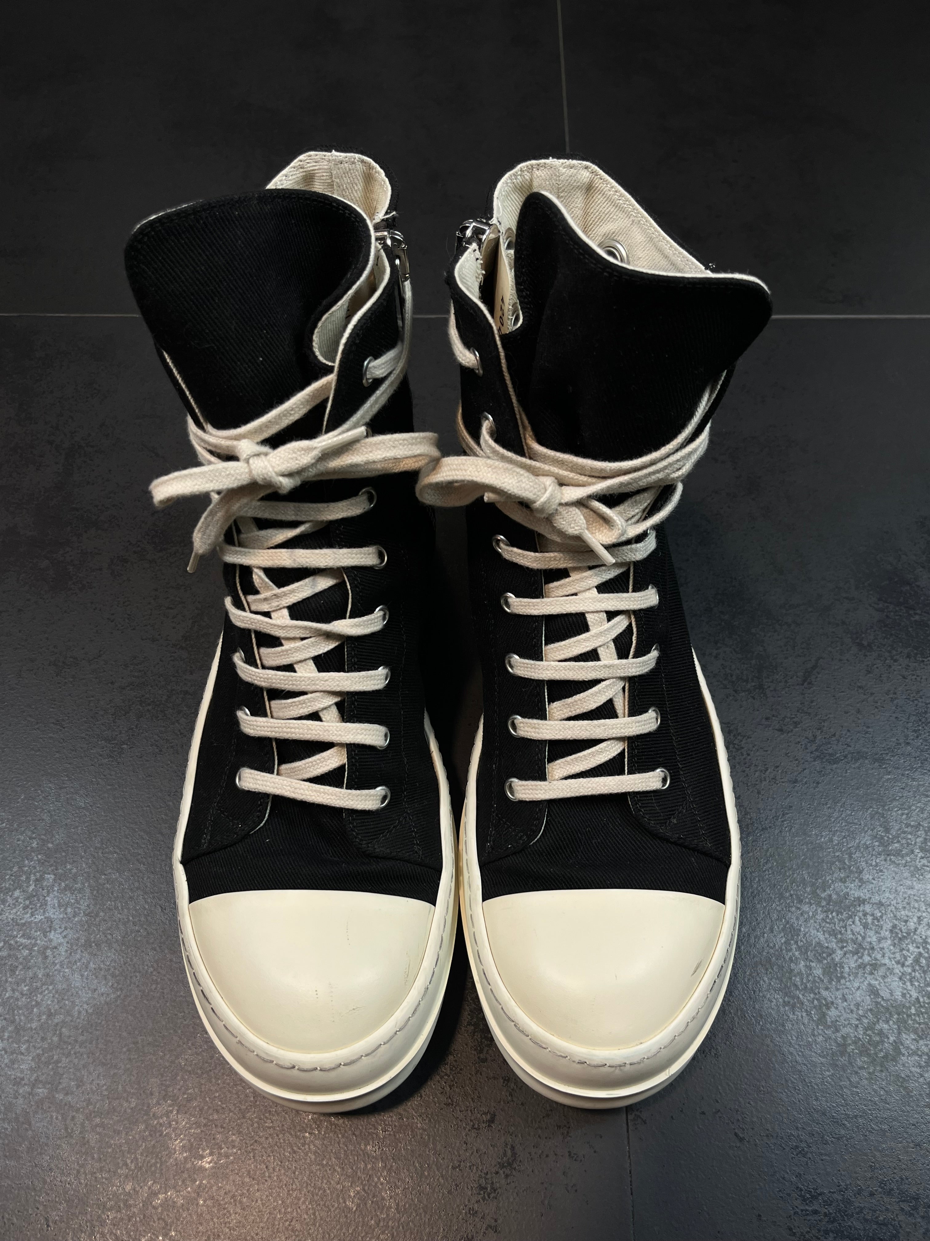FW25 Rick Owens Drkshdw Concordians “Gimp” Eyelets Ramones