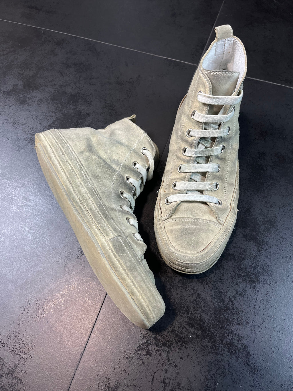 2008 Ann Demeulemeester “Scamosciato” Hi Top
