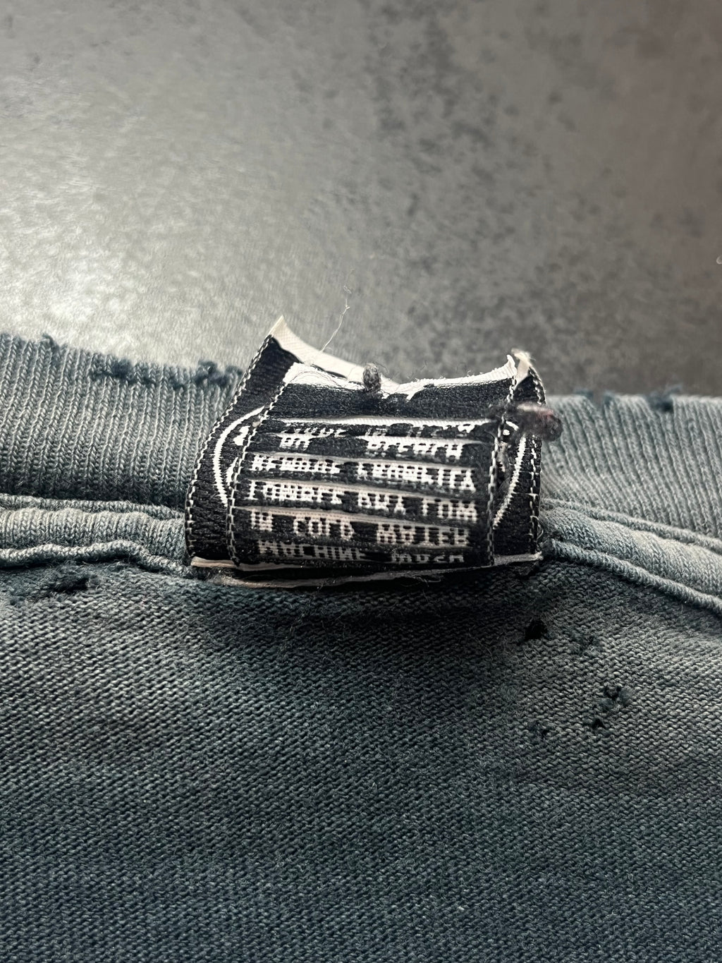 90's Chrome Hearts Cross/Scroll Embroidery Pocket Tee