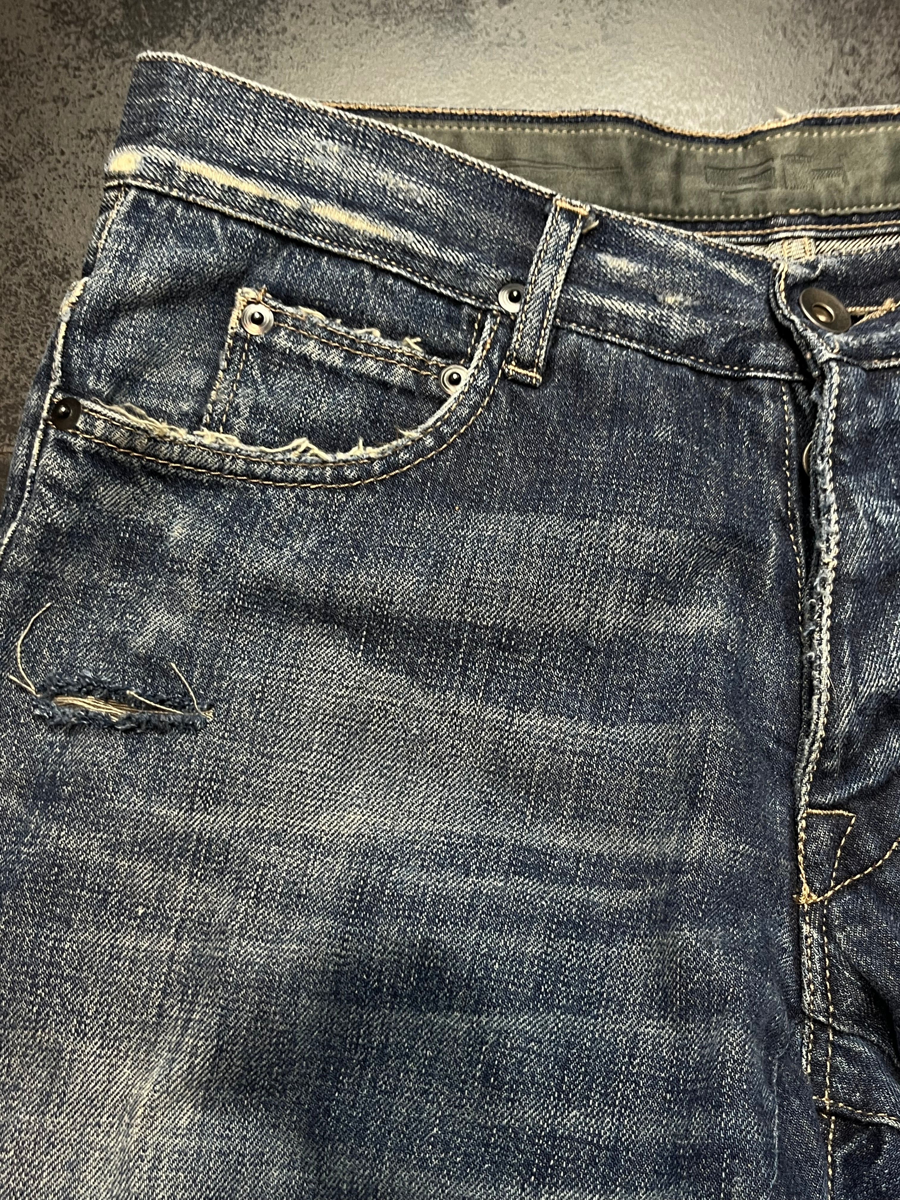FW08 Rick Owens Drkshdw “Dirty Blue” Detroit Denim