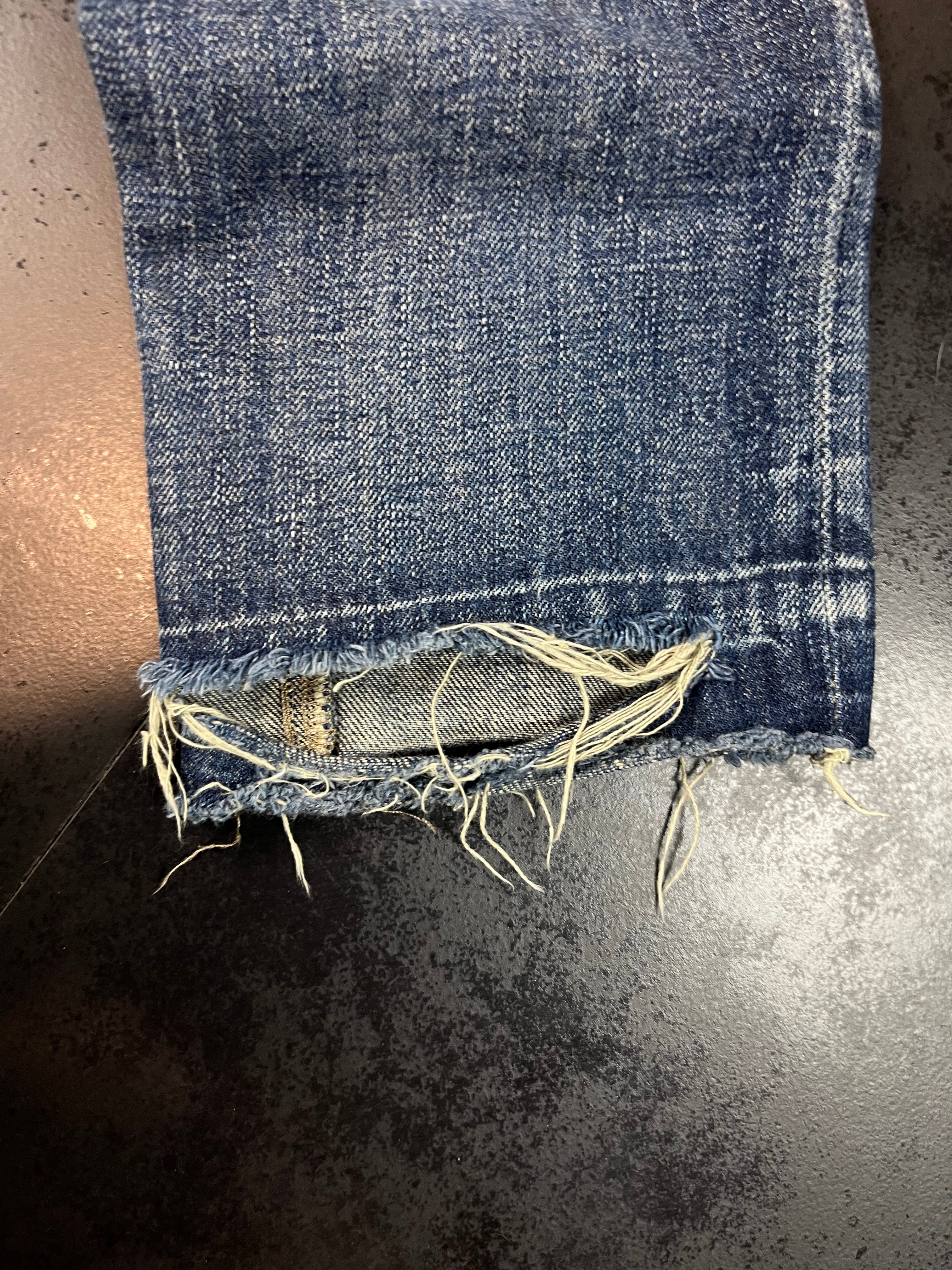 FW08 Rick Owens Drkshdw “Dirty Blue” Detroit Denim