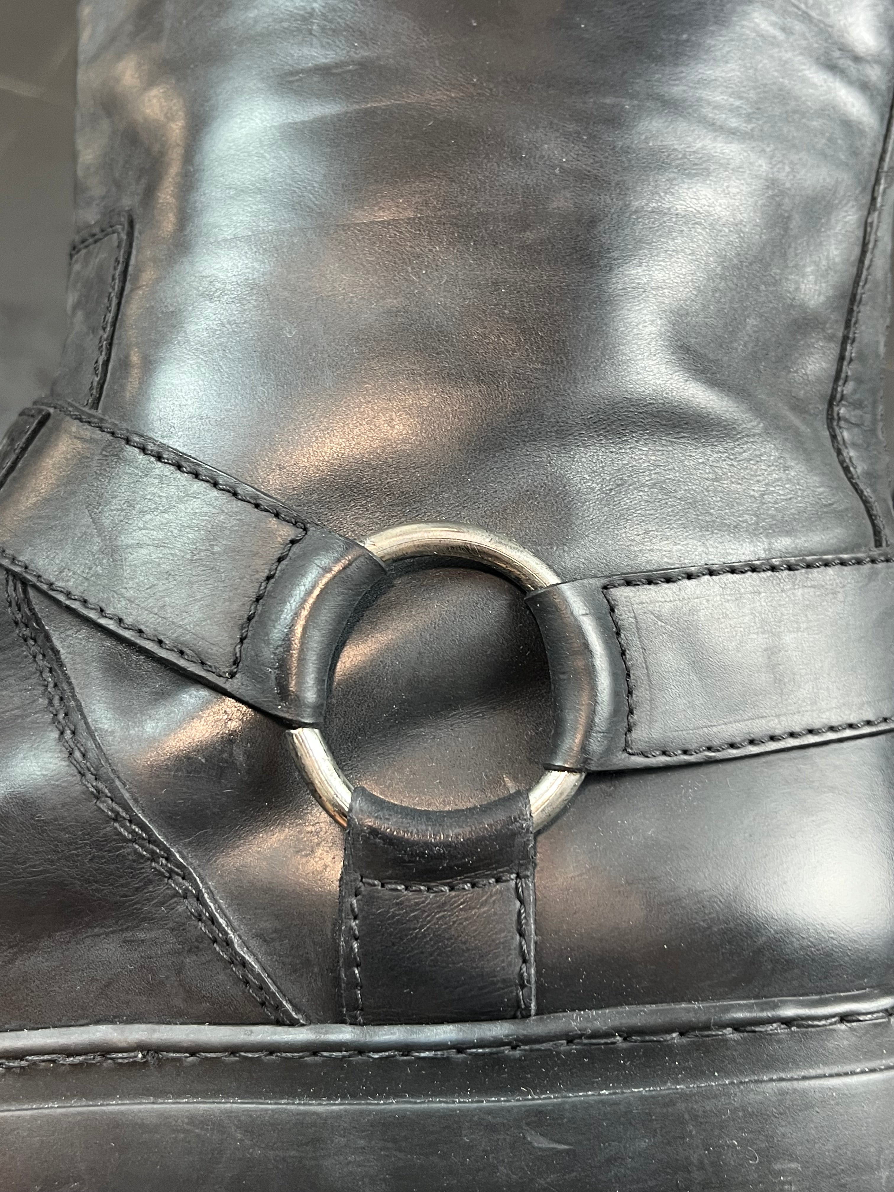 AW10 Raf Simons “Creeper/Harness” Boots